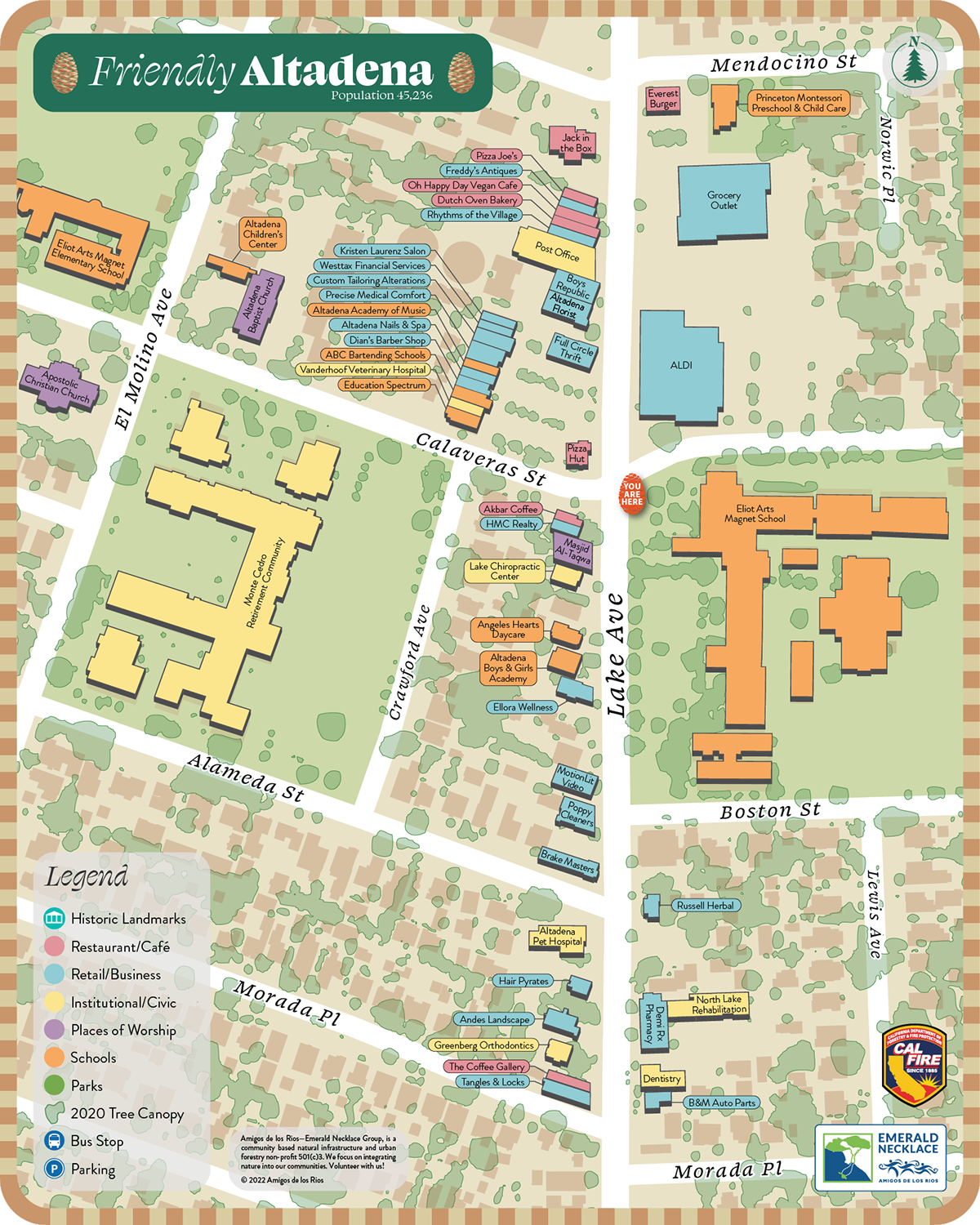 Szabolcs Kiss | Branding & Graphic Design - Friendly Altadena Maps