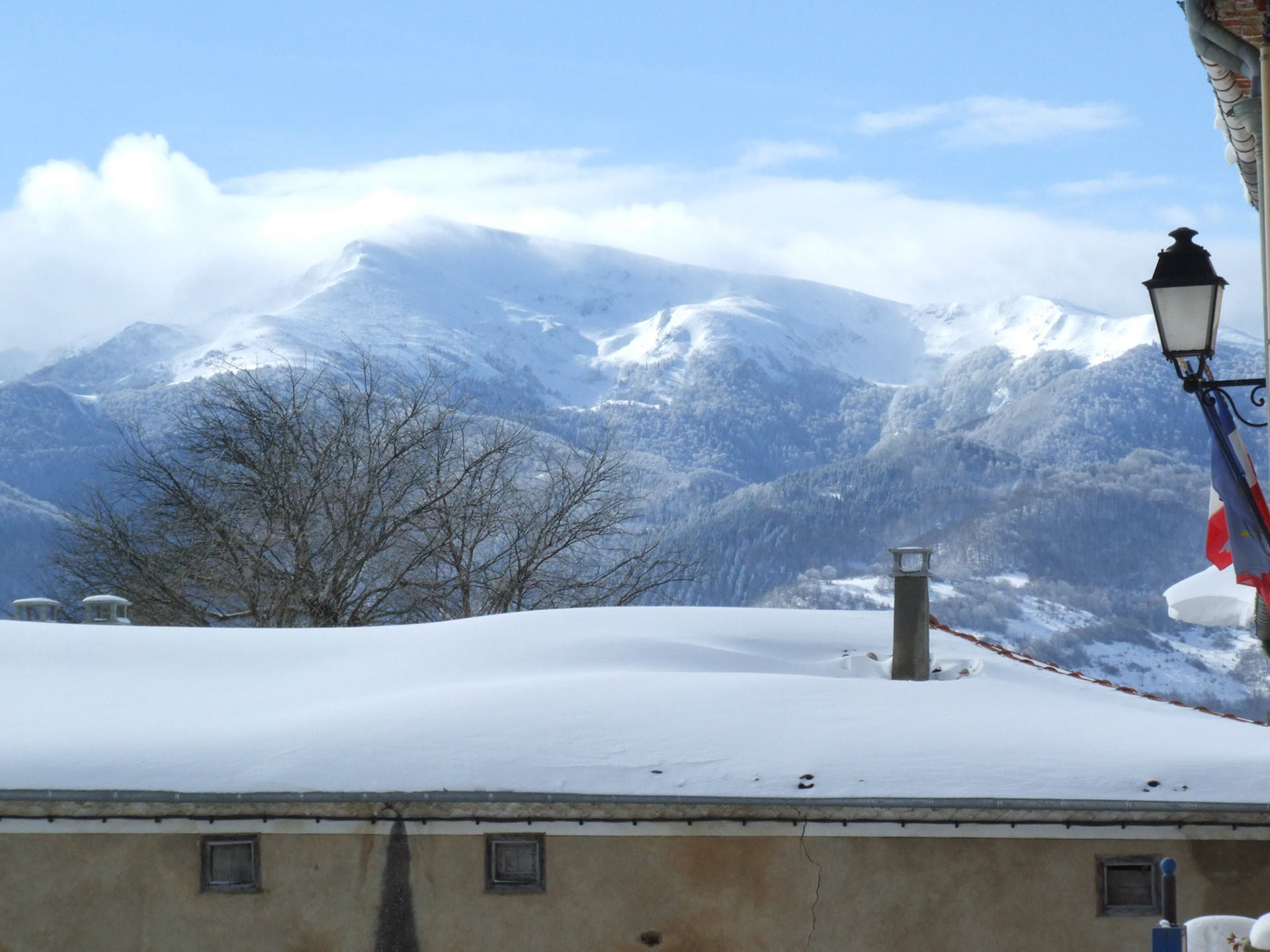 Roquefixade sous la neige de Fevrier