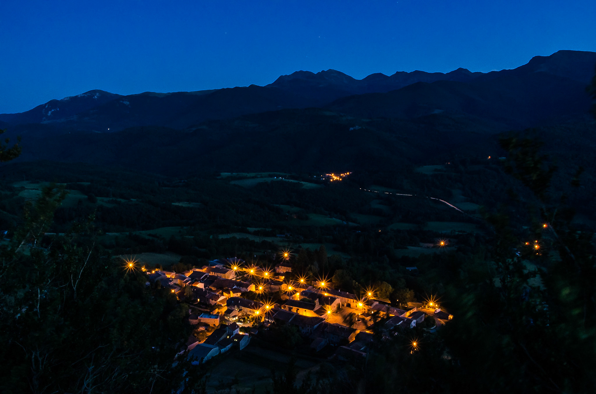 L'heure bleue avant la nuit profonde