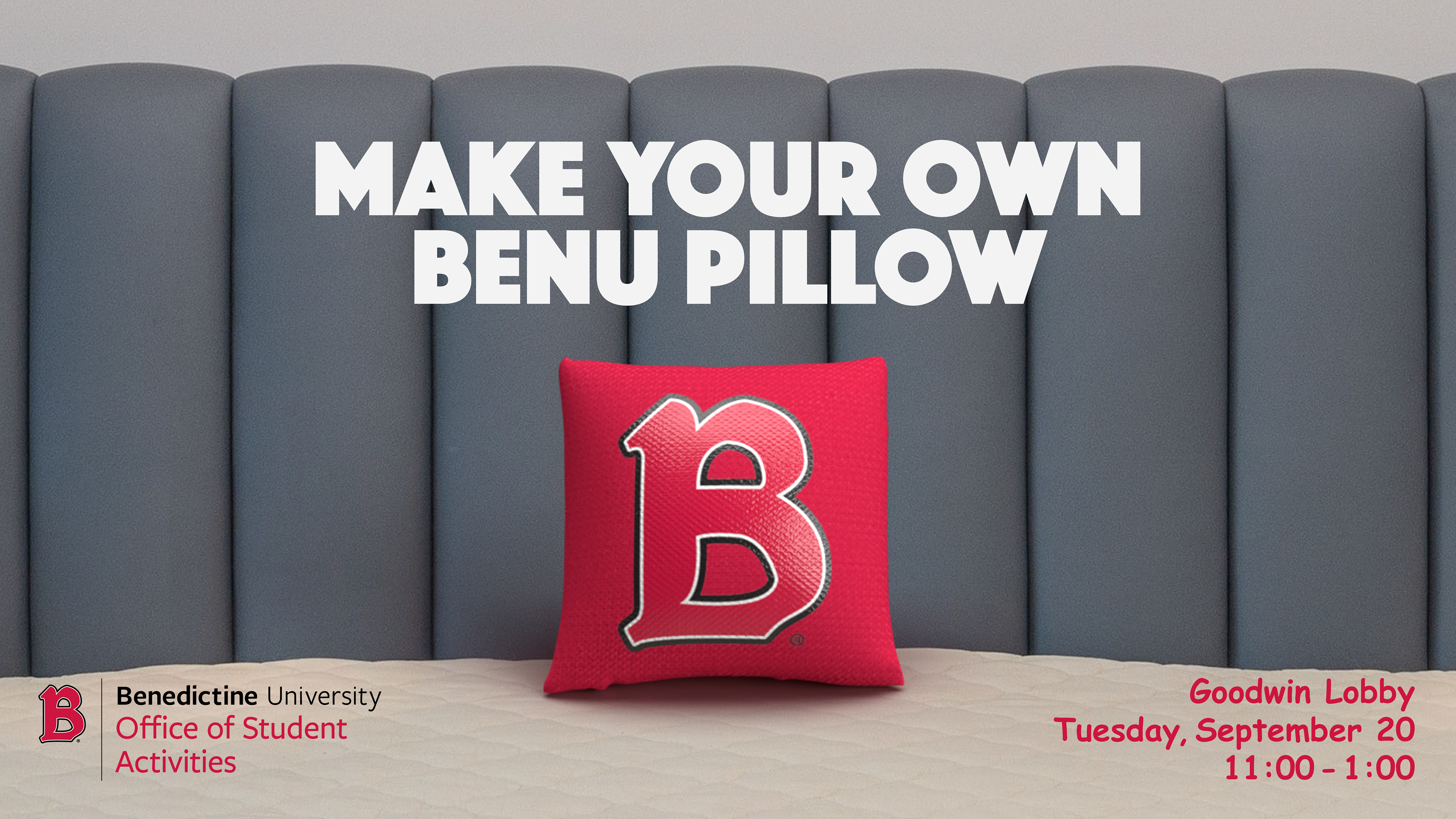 Make Your own BenU Pillow Flyer