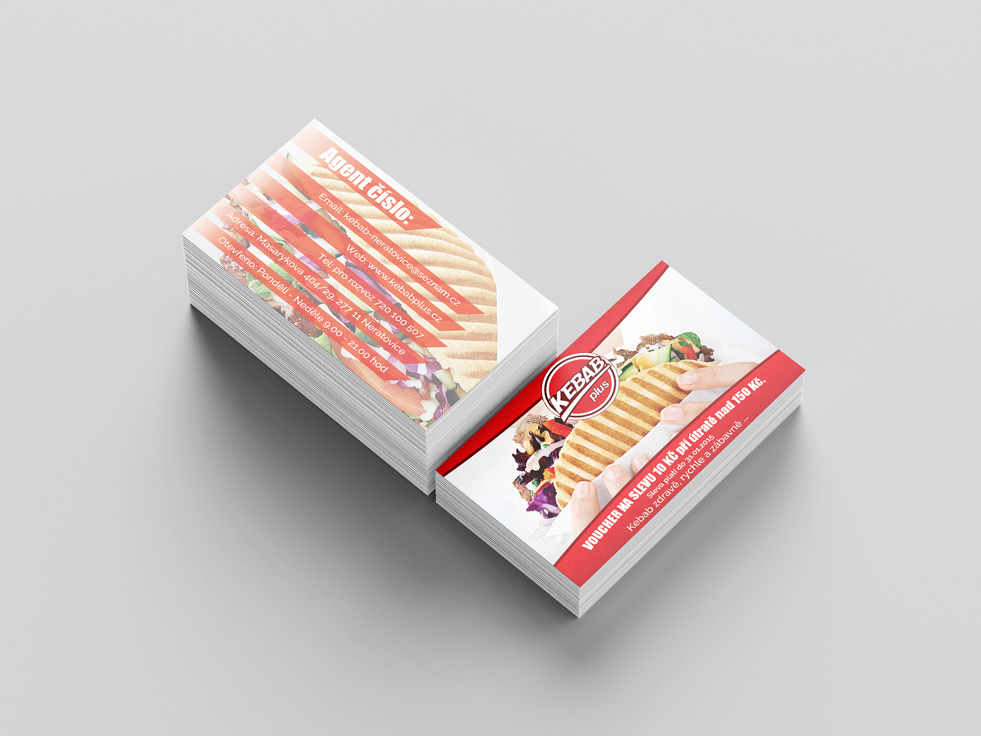 Business Card for Kebab Plus