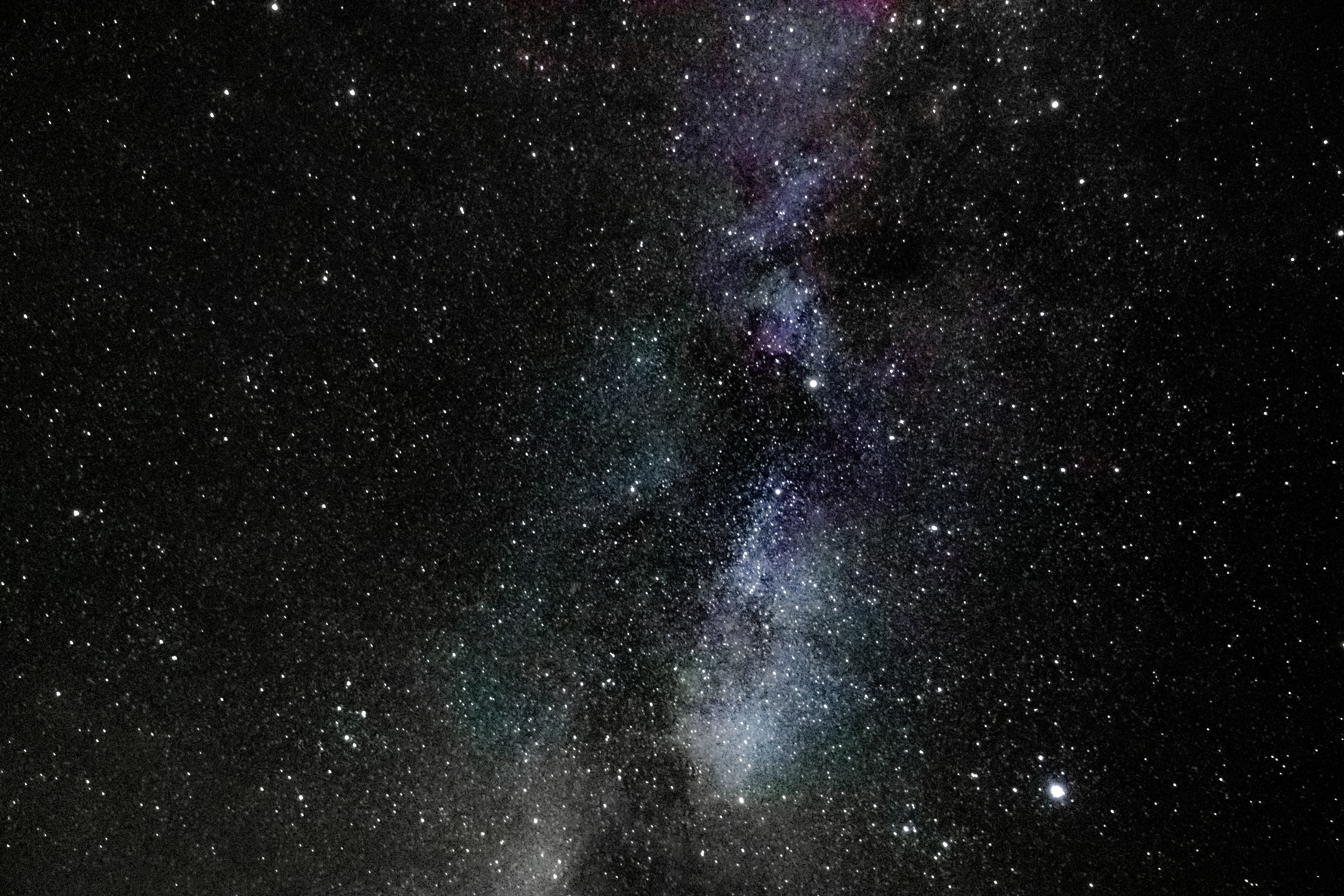 Première essaie de voie lactée