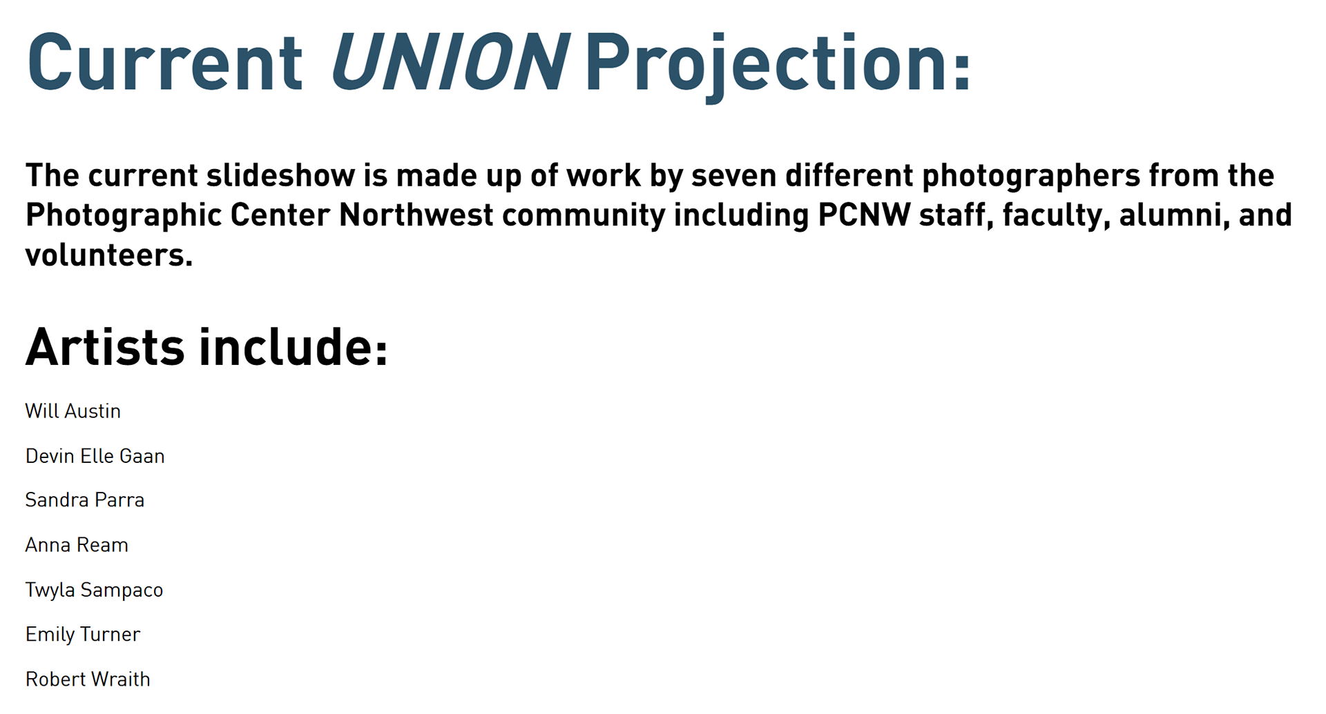 Union Project Seattle