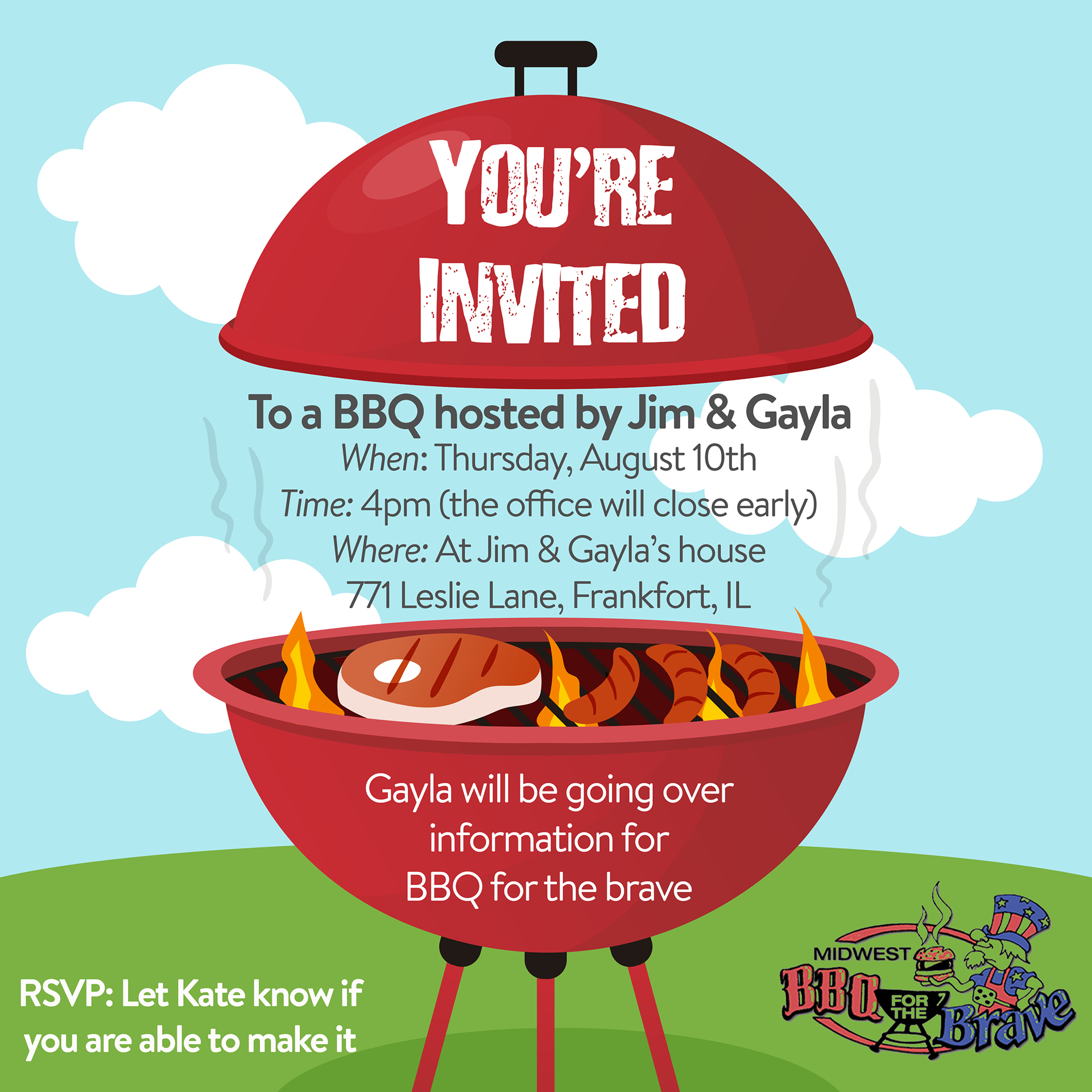 BBQ invitation