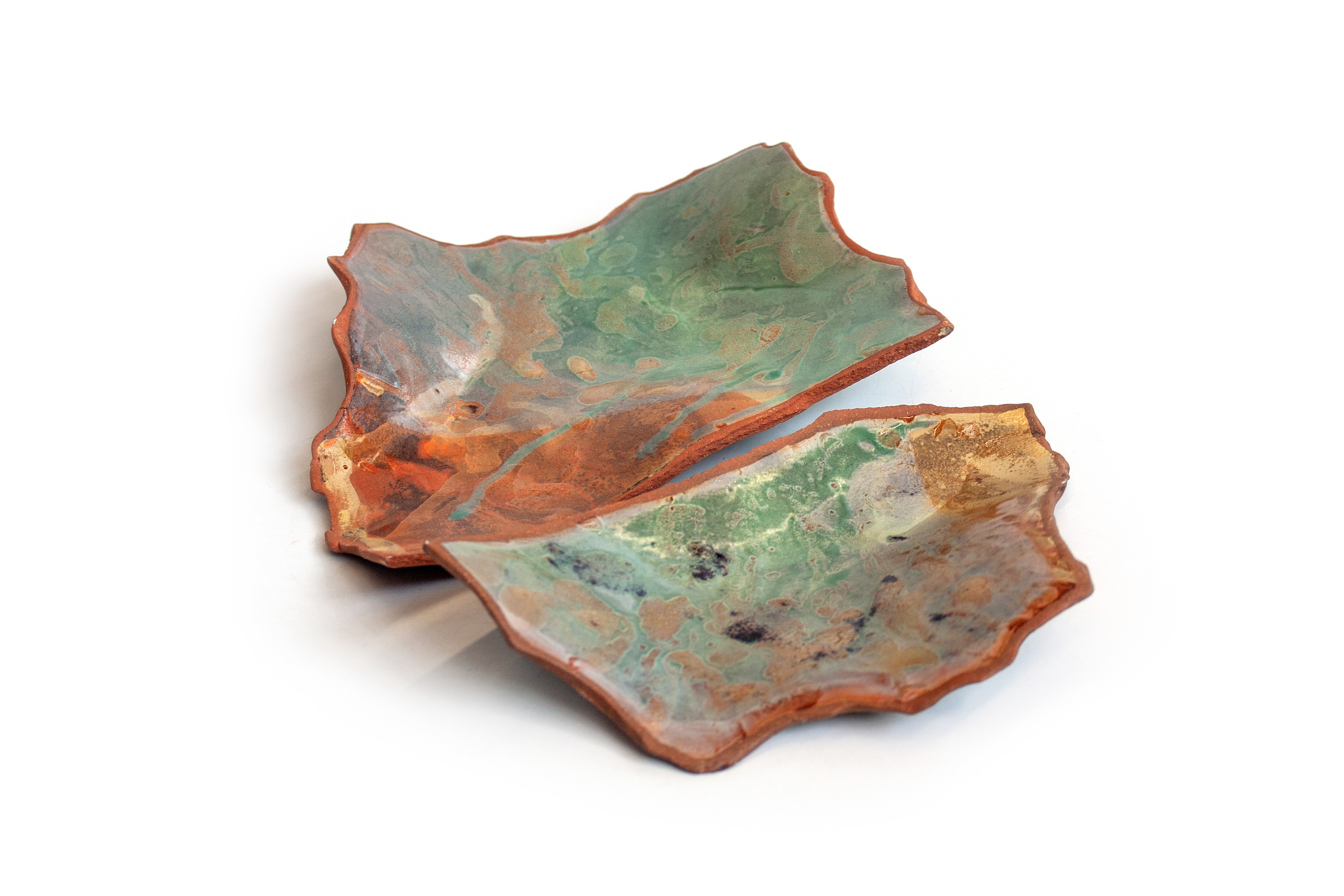 Draped over a handmade plaster mold (2021)