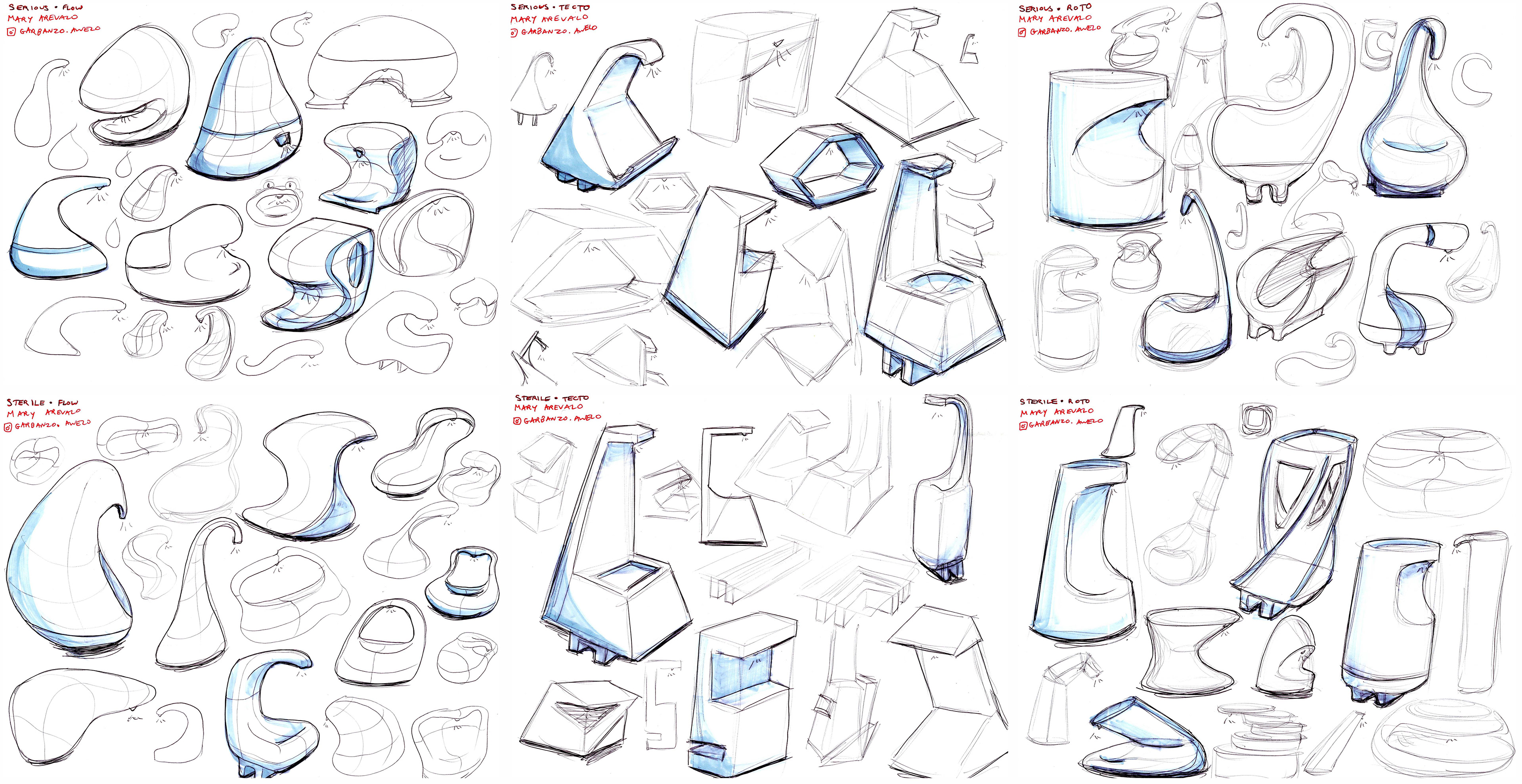 Form Studies (Hand Sanitizer Dispenser) - 2020