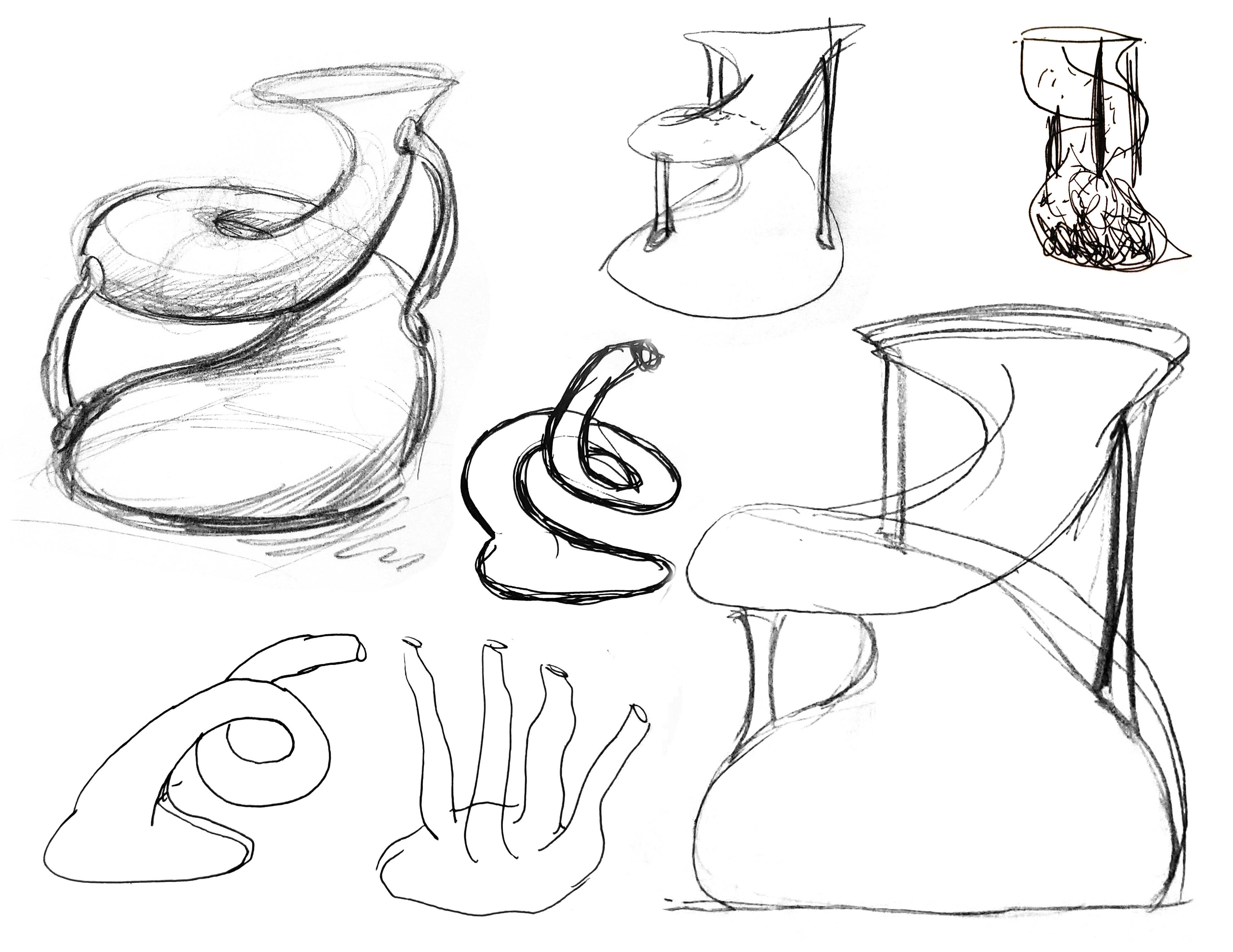 Coil Vessel #1 - Sketches