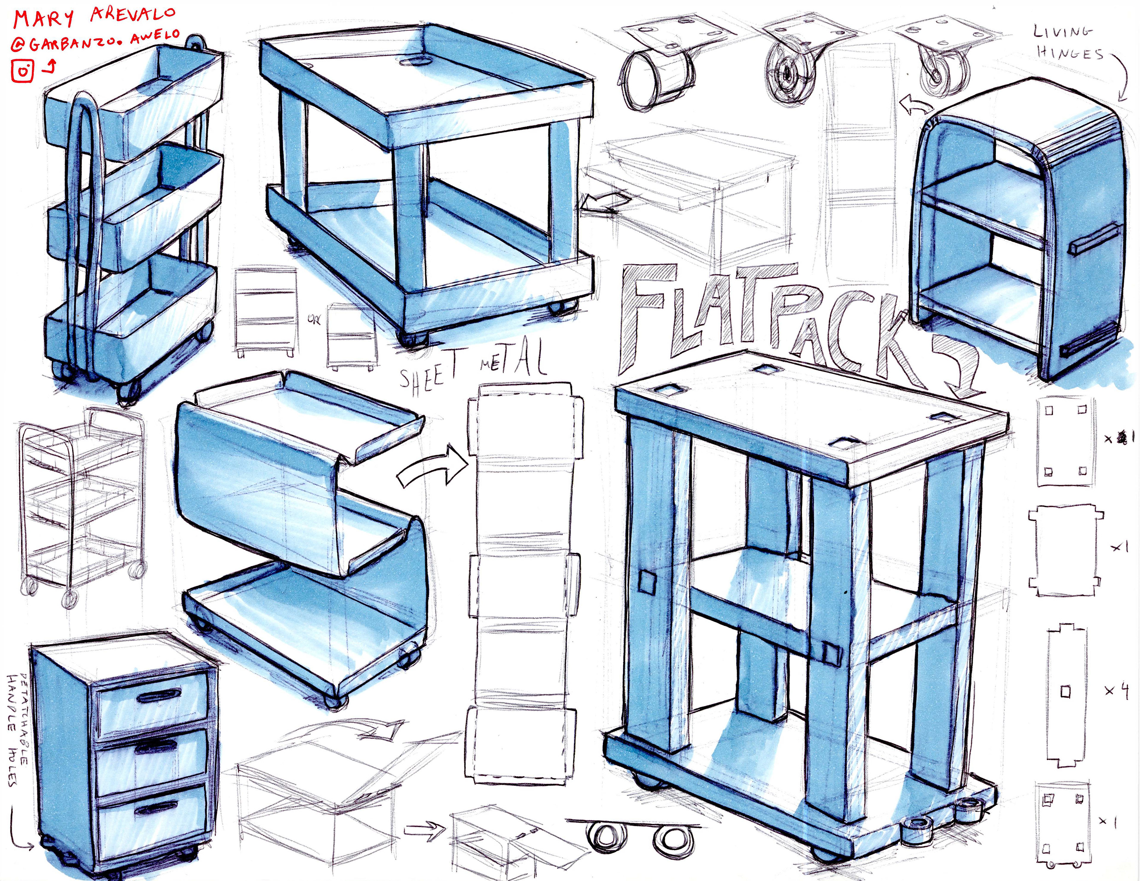 Utility Cart Ideation - 2020