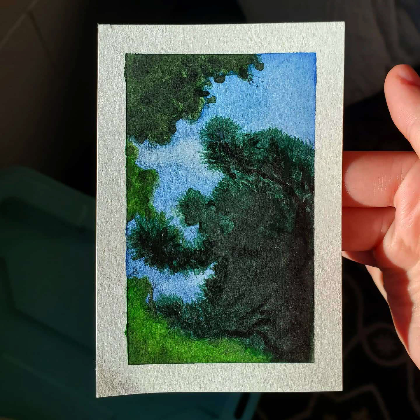 4 x 3" Watercolor Painting