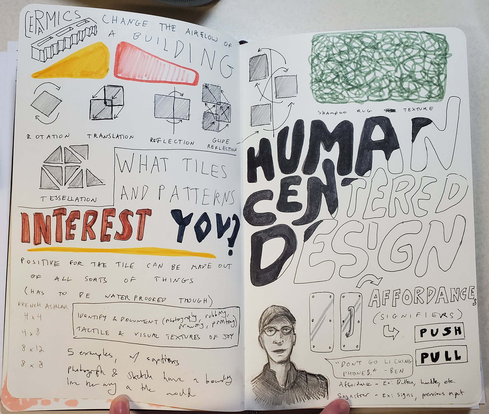 Sketchbook Spread - 2021