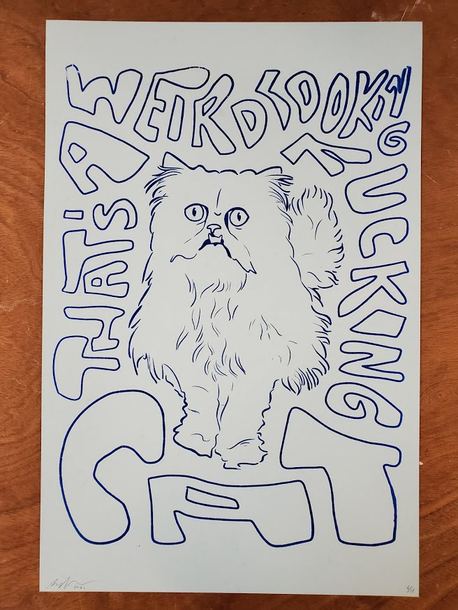 12 x 18" Screen Printed Poster