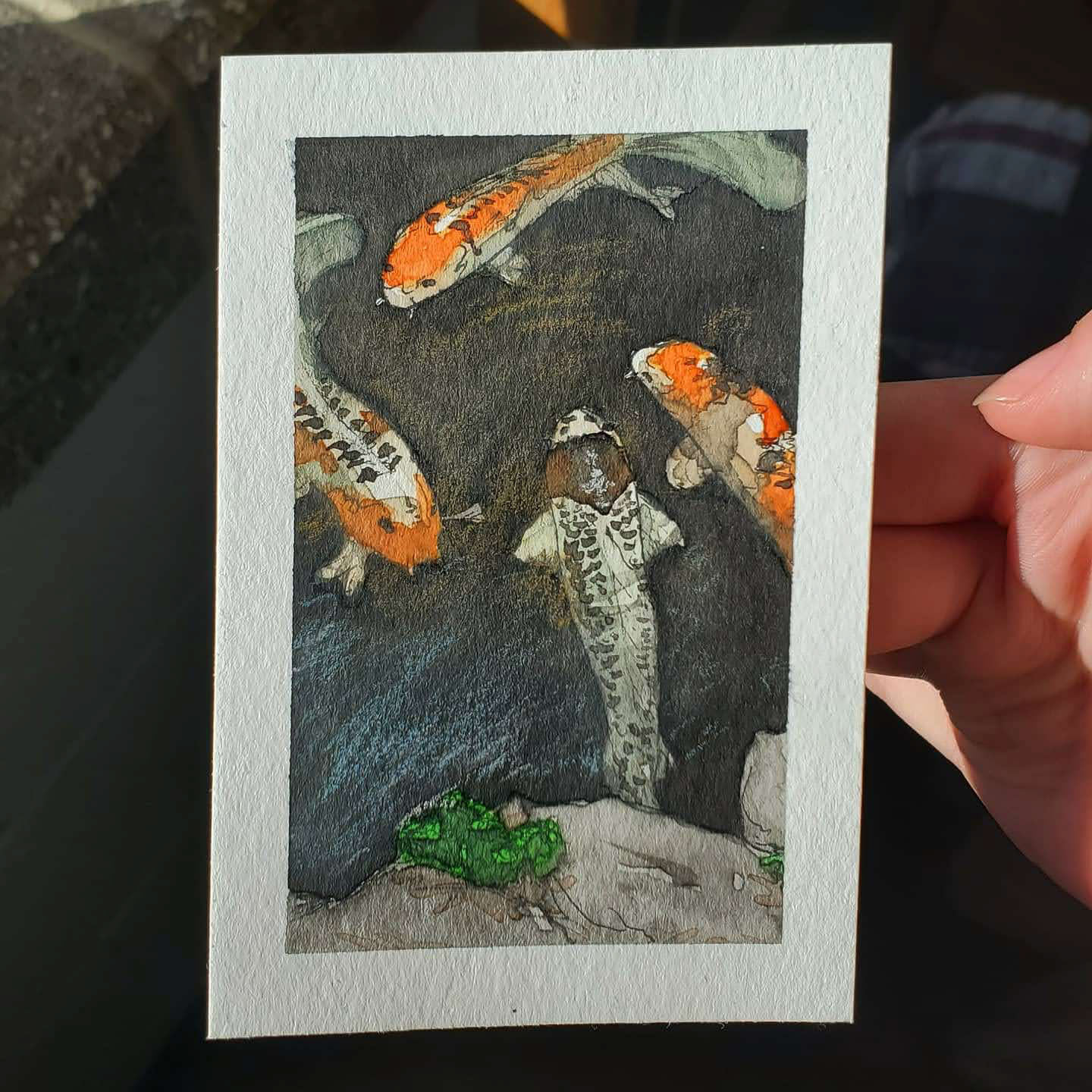 4 x 3" Watercolor Painting