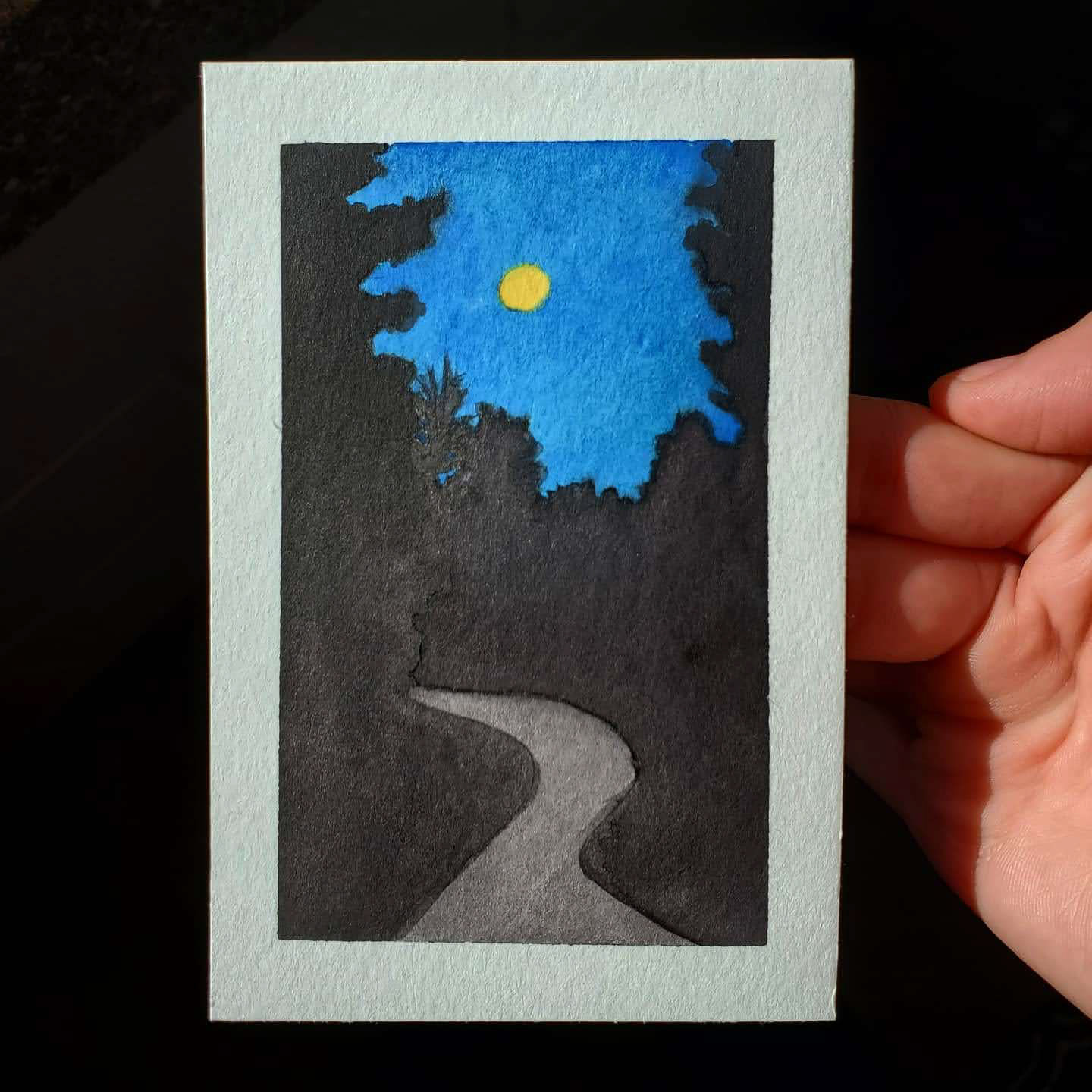4 x 3" Watercolor Painting