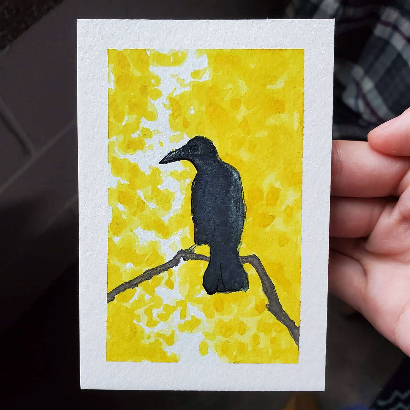 4 x 3" Watercolor Painting