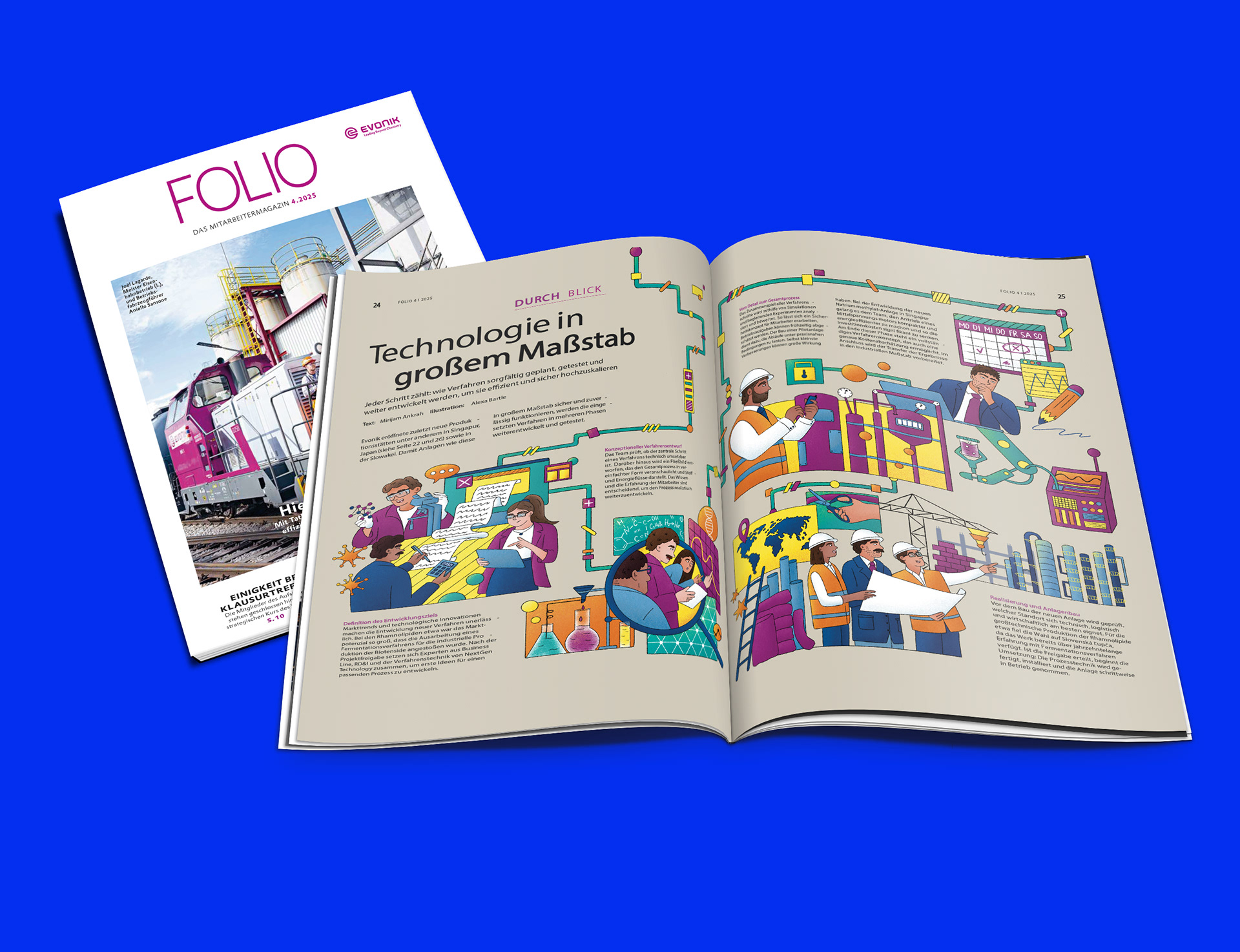 Large-scale technology for Evonik