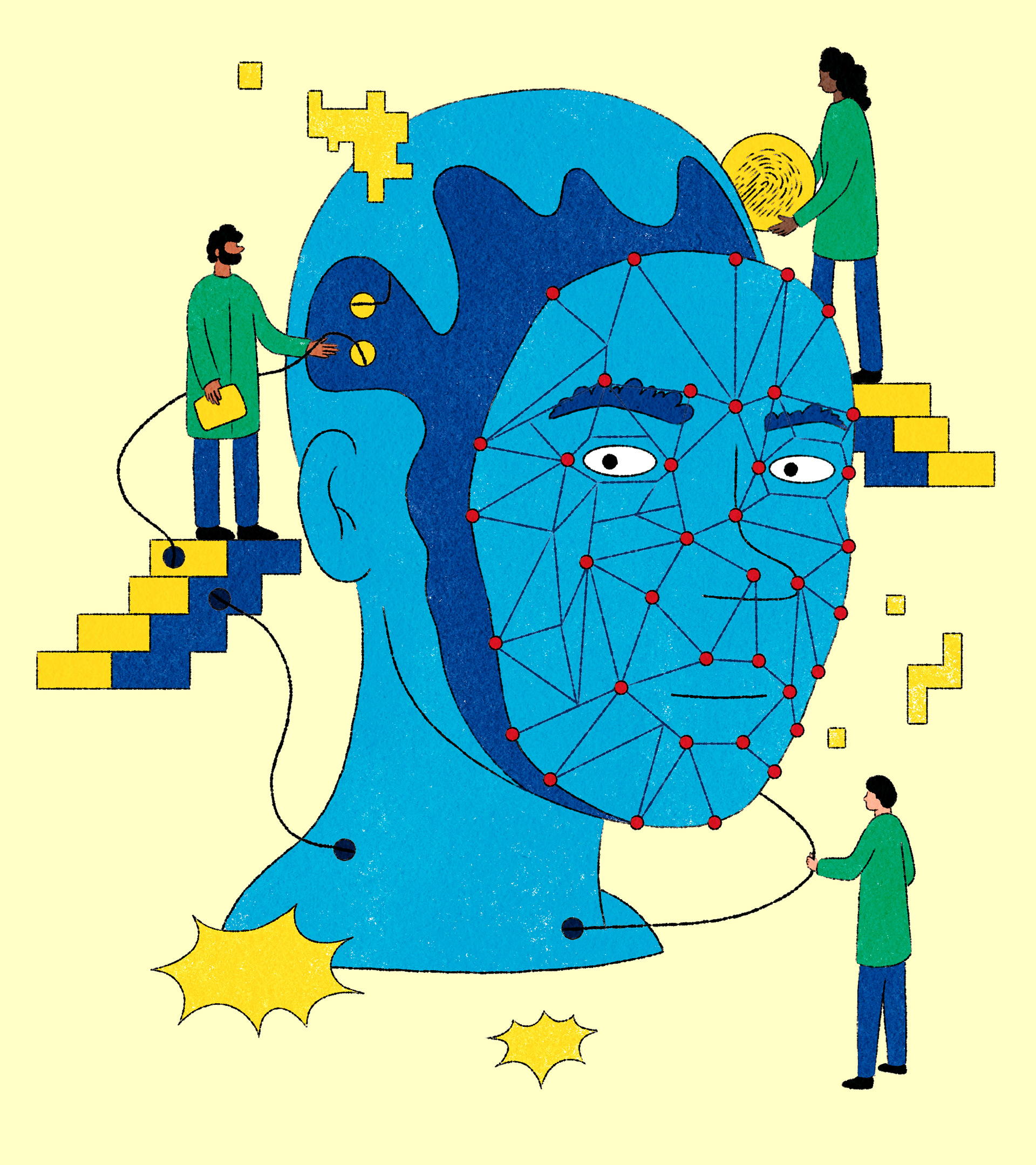 A series of illustrations for the German magazine “InPact Media Verlag”