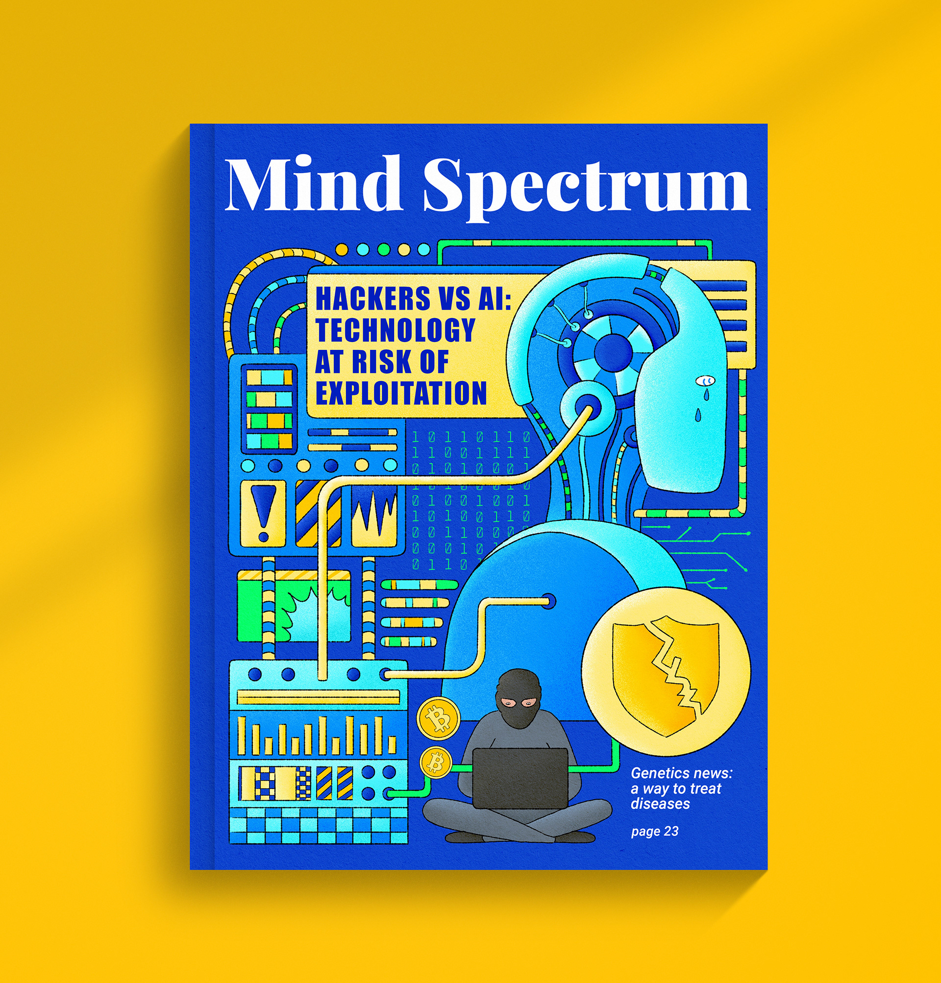 Cover "AI at risk of scam"