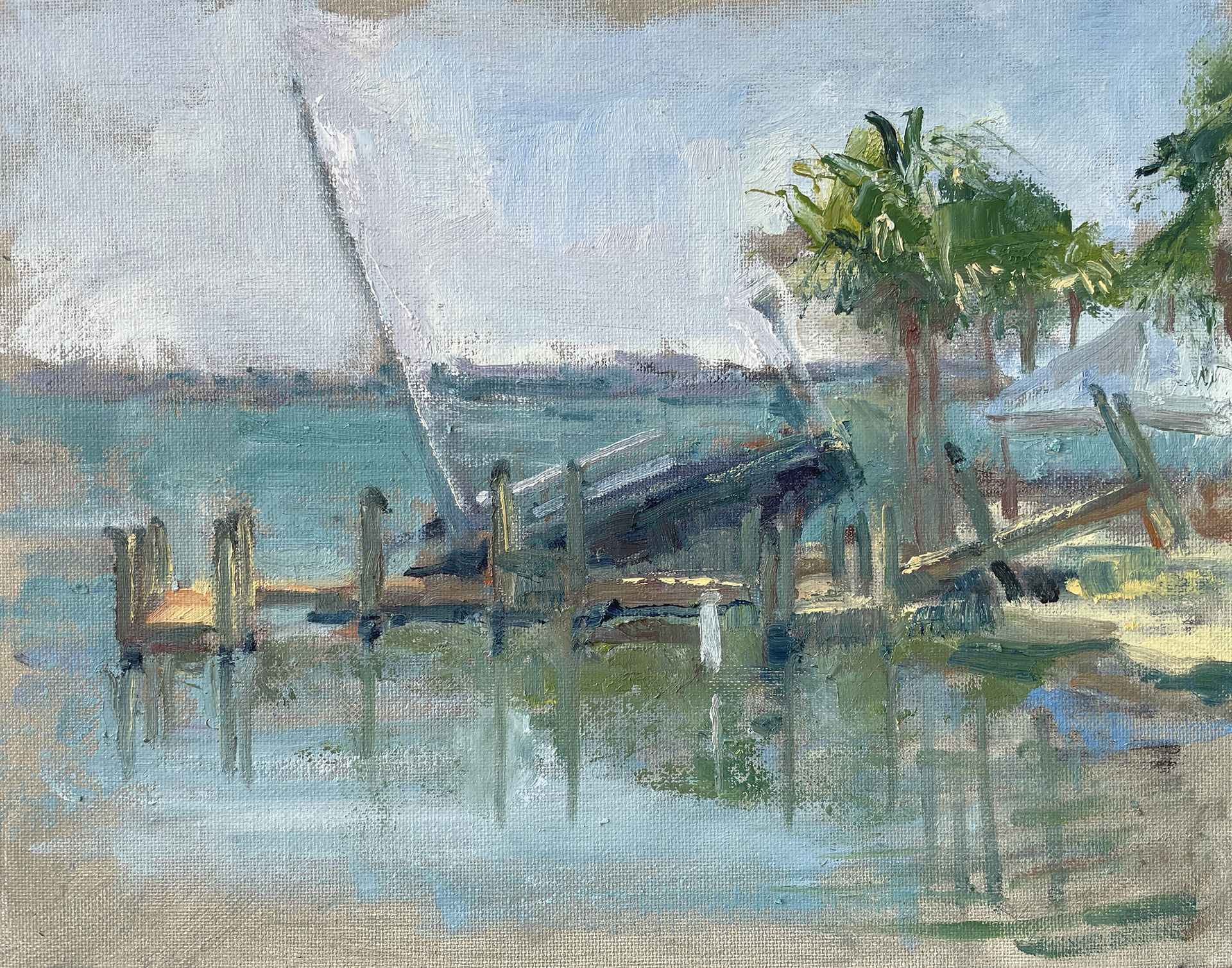 "After the Hurricane" Oil, 2025