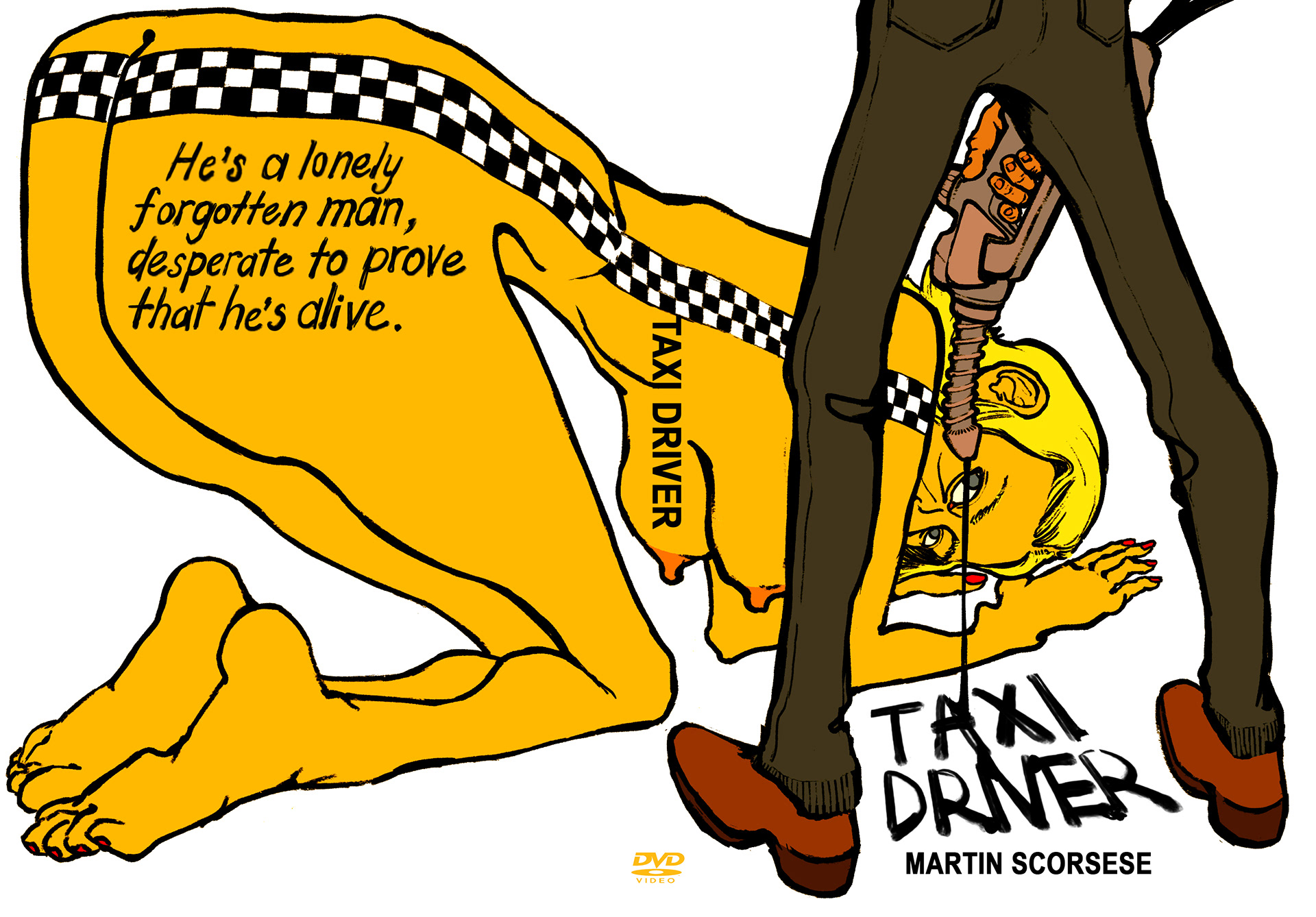 "Taxi Driver" Procreate & Photoshop, 2025