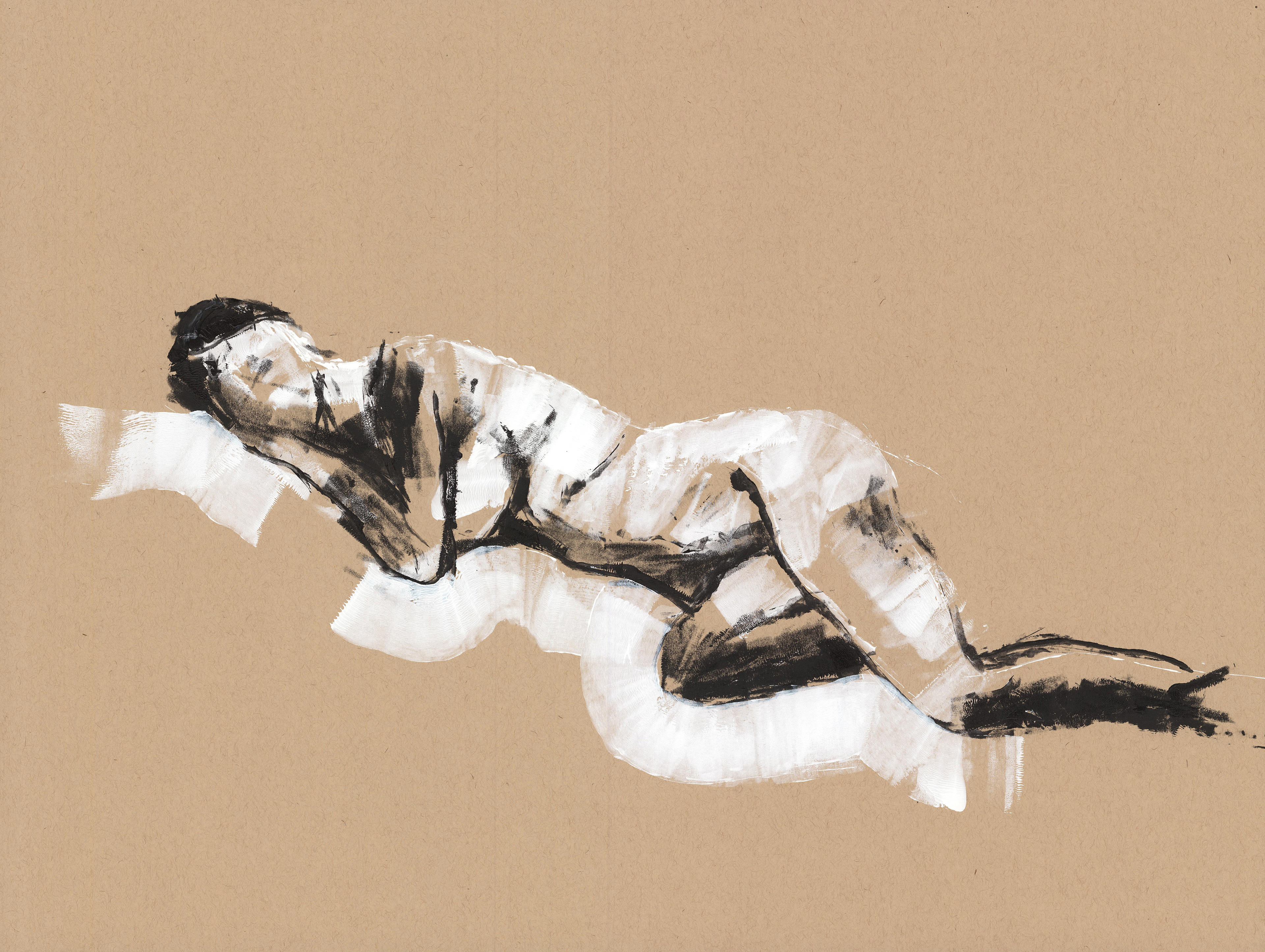 "Lola" Acrylic & Rubber Brayer, 2025