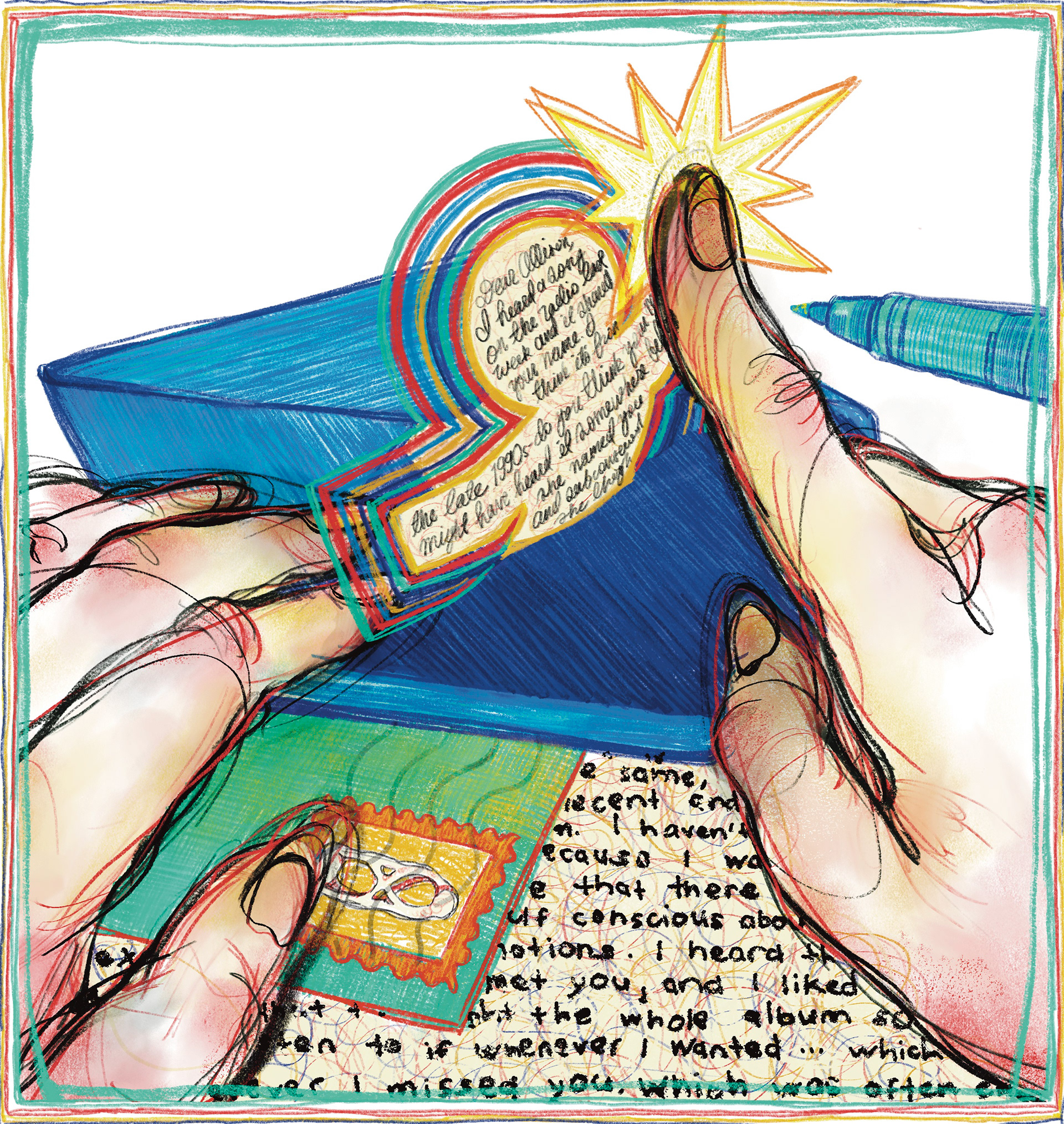 "PenPal" Procreate, 2026