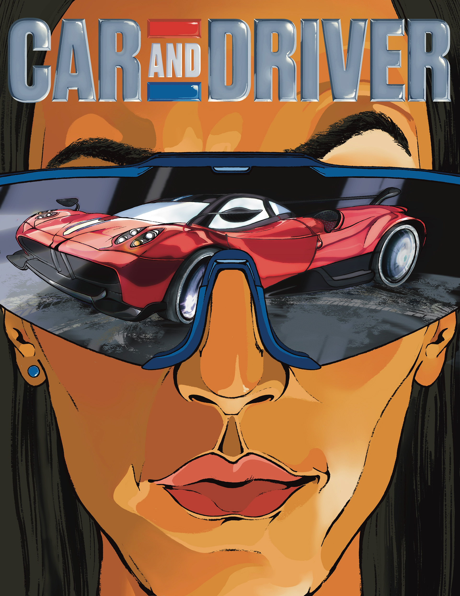 "Car and Driver" Procreate, 2025