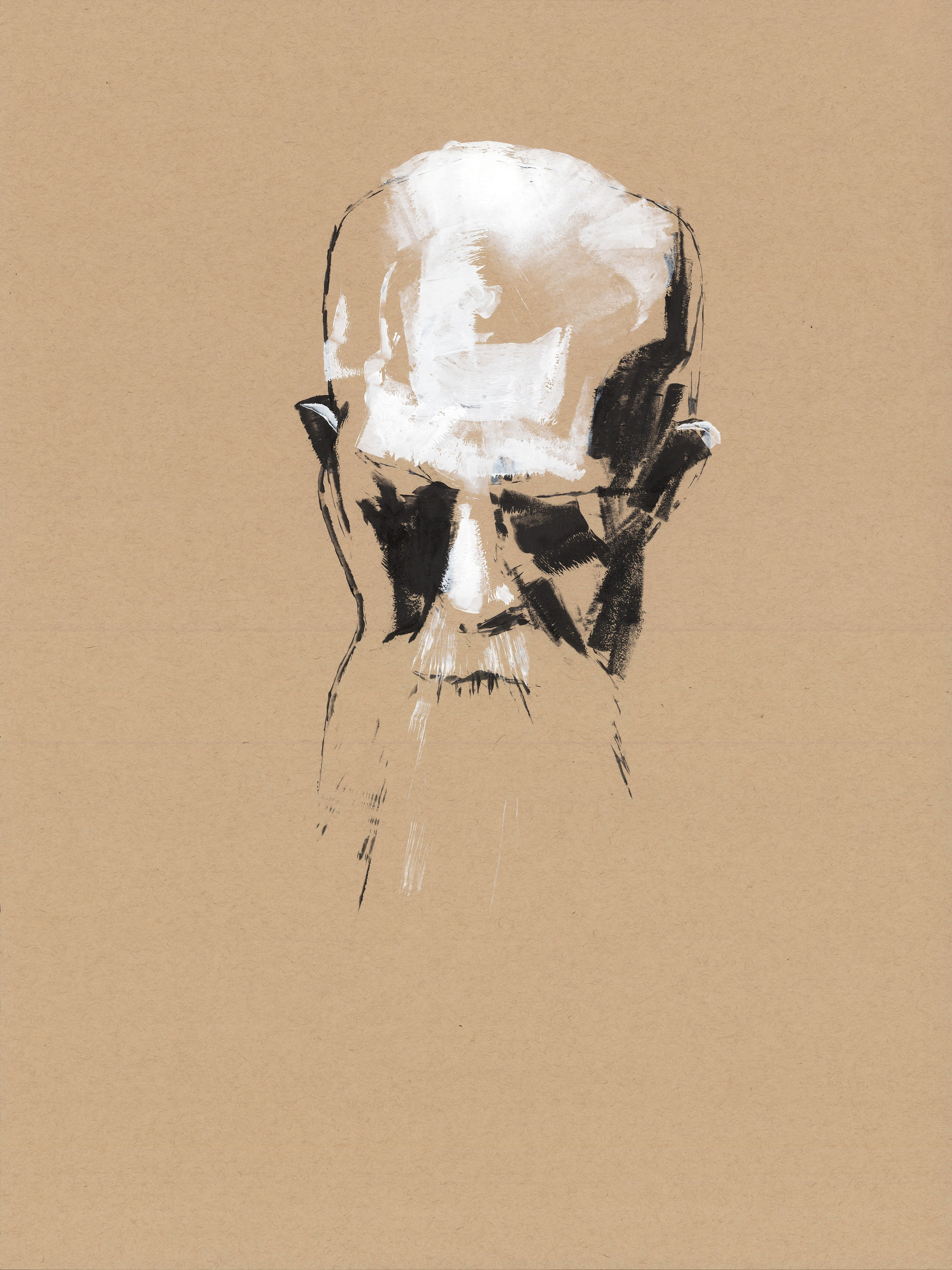 "Jon" Acrylic & Rubber Brayer, 2025