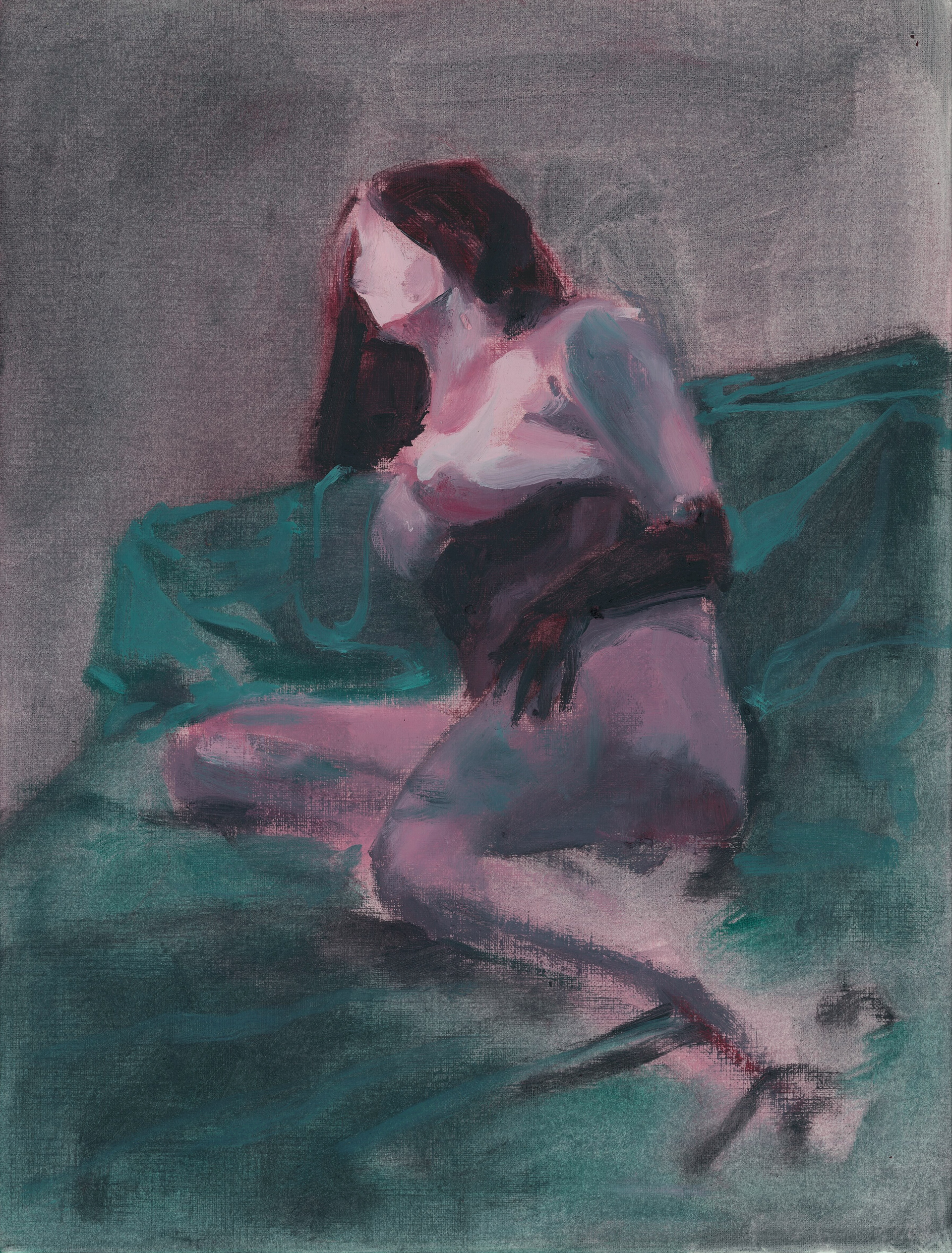 Oil on Canvas Paper