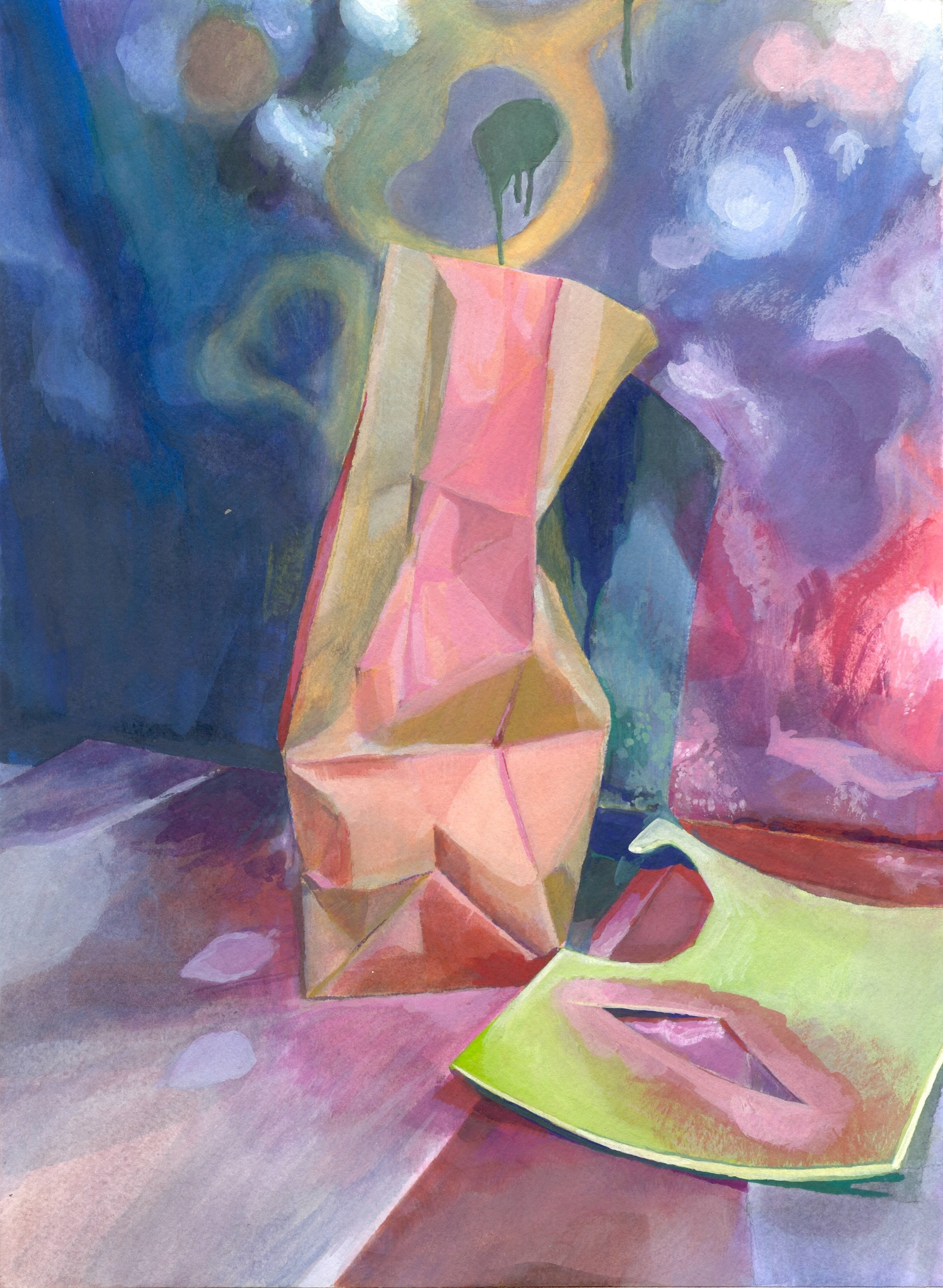 "Bagtag" Gouache, 2024