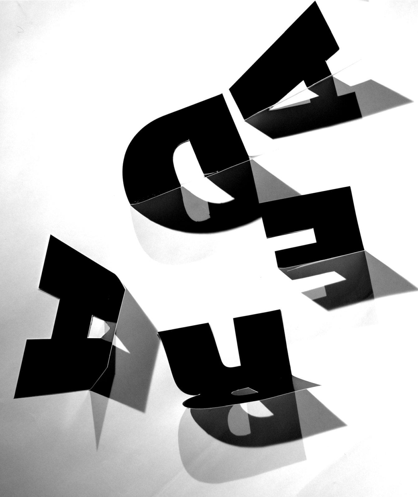 1. Typographic exploration for "La Balladera" theater poster.