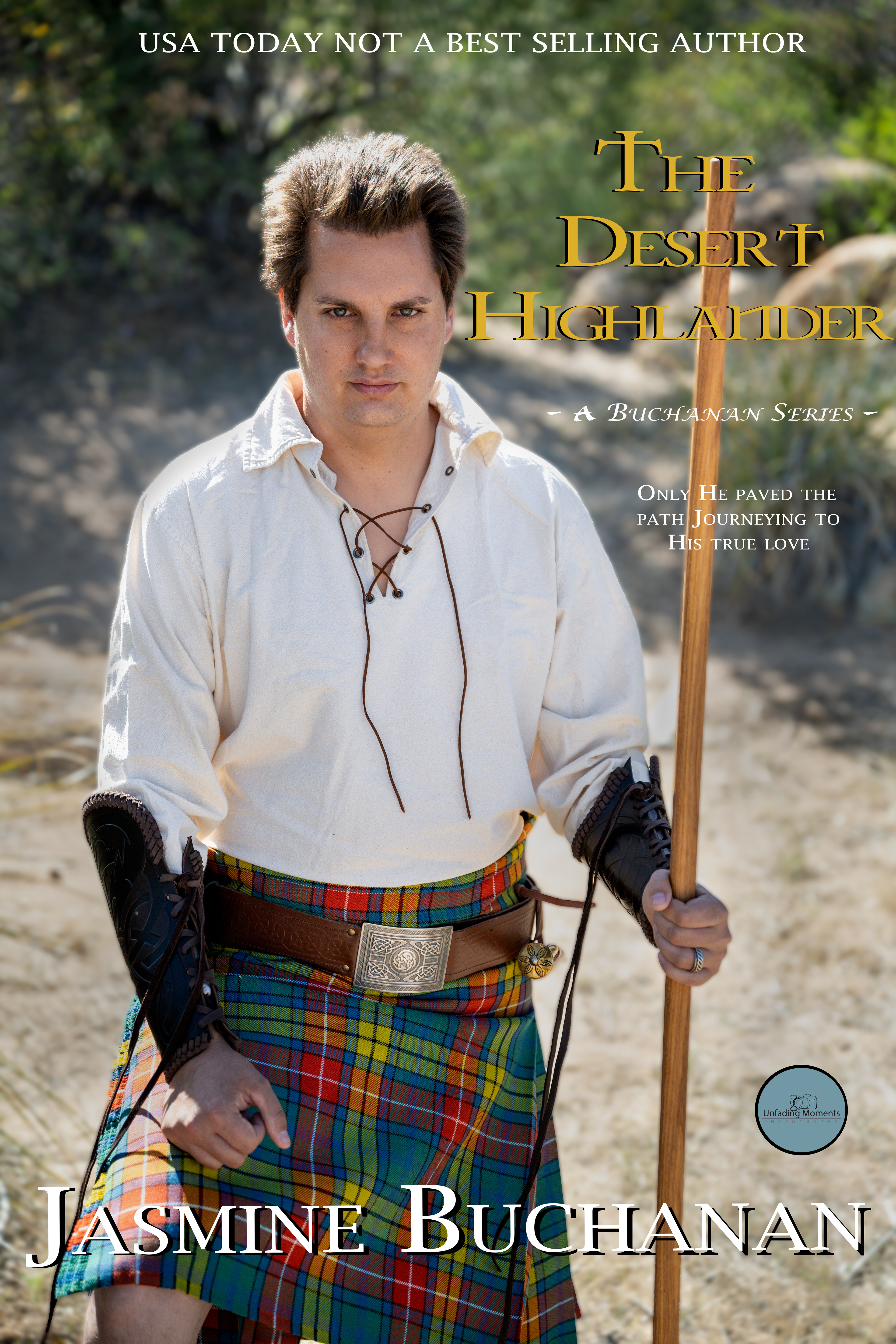 He felt exhausted feeling the days belend into months. Pressing ever forward despite  the pain filling his feet into the rest of his body. What is it that drives him? Why has he traveled to such far lengths? It is all for her. But ofcourse it’s all for her. She was ripped suddenly away from him. Taken from the safety of his arms. Yes push forward he must. Giving it every ounce of his strength, he has to or he wont make it in time. Suddenly he pauses. The rain thunders down, like tiny needles slapping him harshly all over. Walking faster using the staff he holds firmly in his hand to steady himsel. Just a little further he says to himself. One step infront of the other until he makes it to a clearing. Pearing out looking down into the valley. Faintly catching sight of the glow of lights in the distance. He has made it! She has to be in this town. After such a long painless journey he has arrived to a foreign town. He has made it. This Highlander has arrived despite disaster, disappointment, betrayal and wickedly. He is just a few steps away now. No longer in his highland hills but a warrior seeking to retrieve his lost love.
