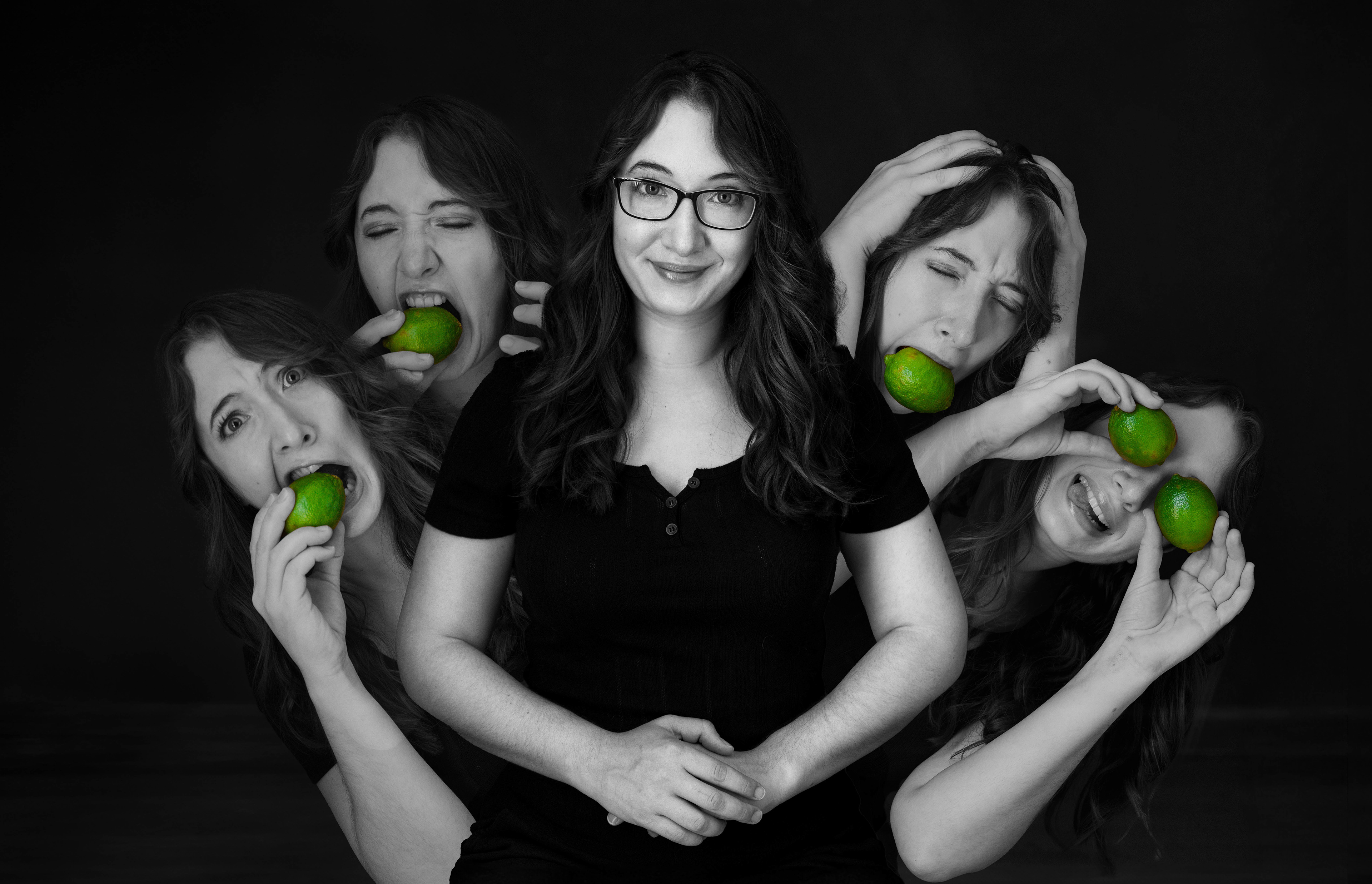 "Many Faces" -This image is a creative expression of the challenges emotionally when living with chronic Lyme disease. I wanted to express the inner struggle yet seemly fine on the surface one experiences with chronic illness.