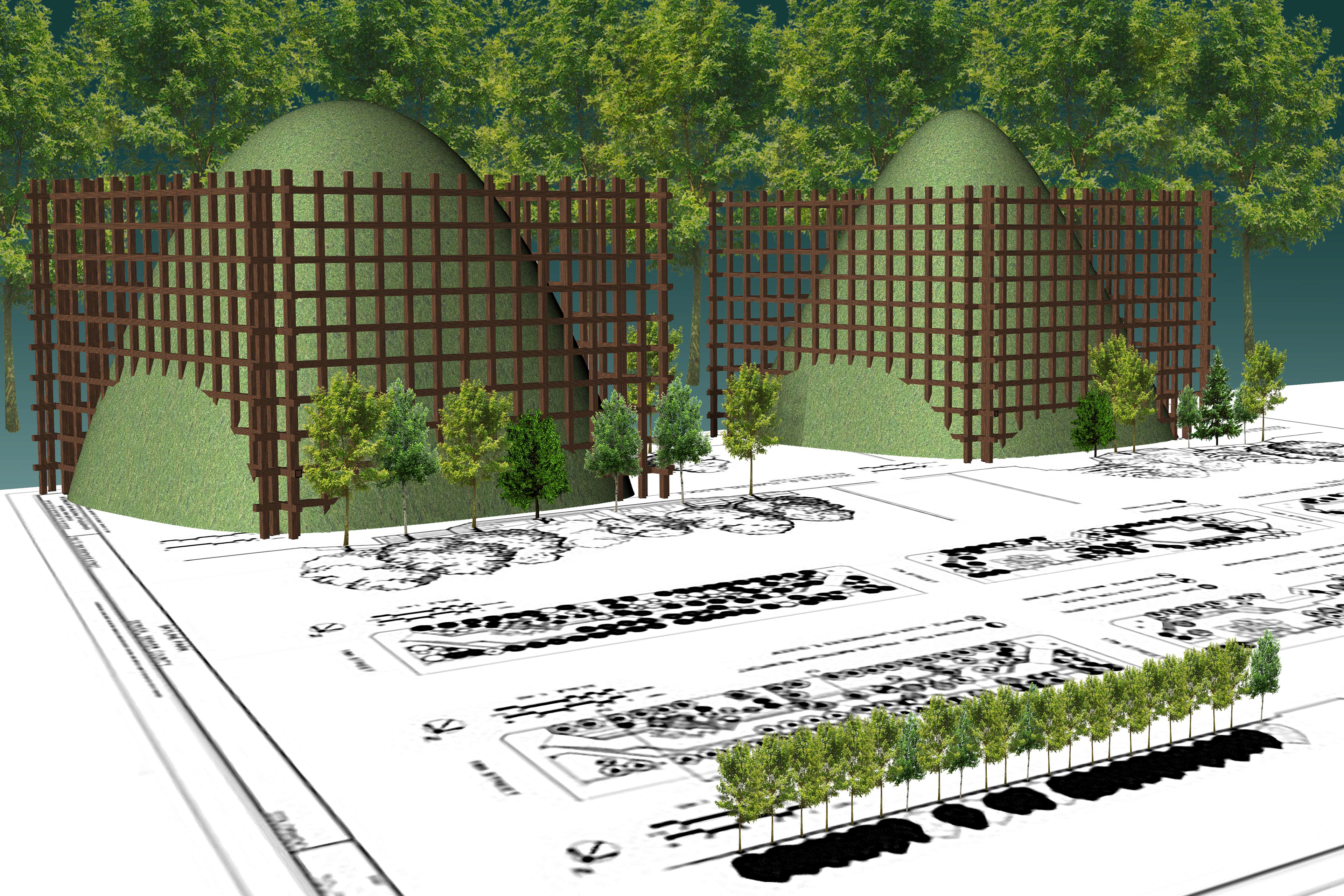 Mounds Double Tree Plan