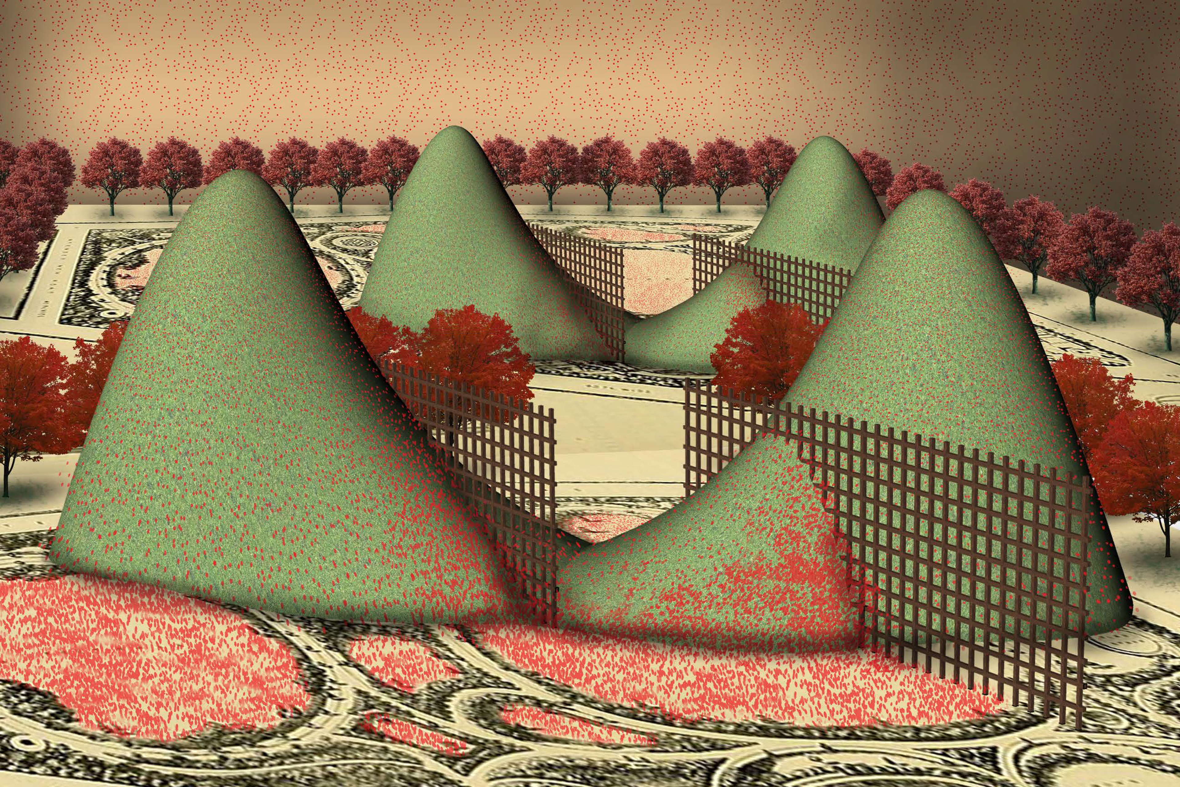 Mounds Double Red Dots