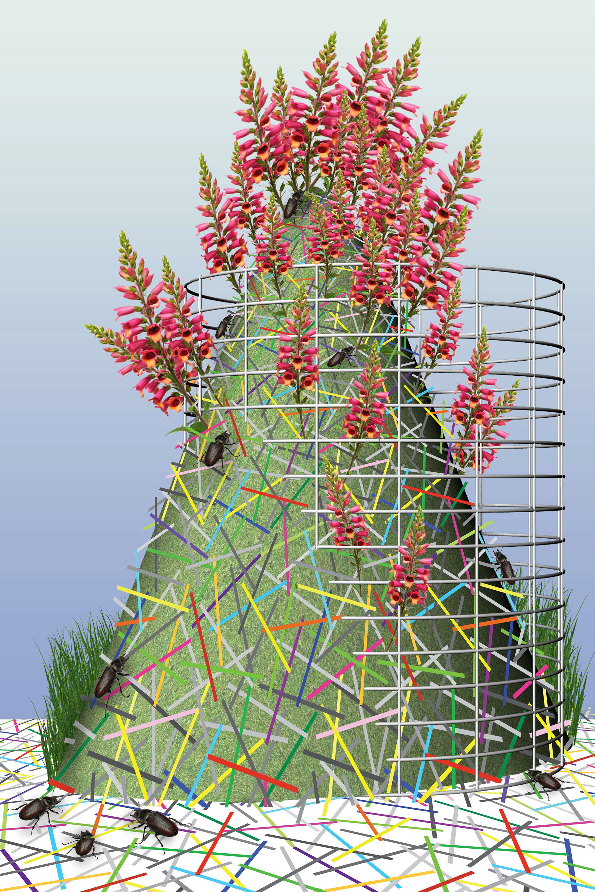 Mound/Cylinder Red