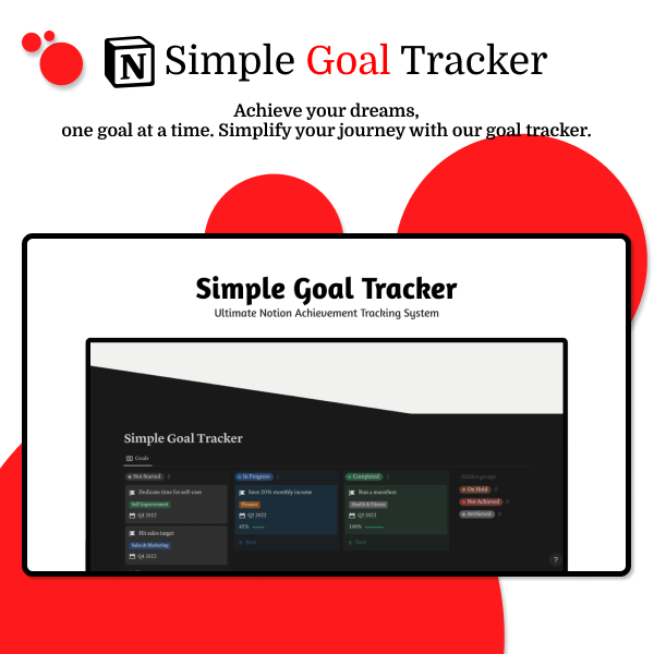Simple Goal Tracker