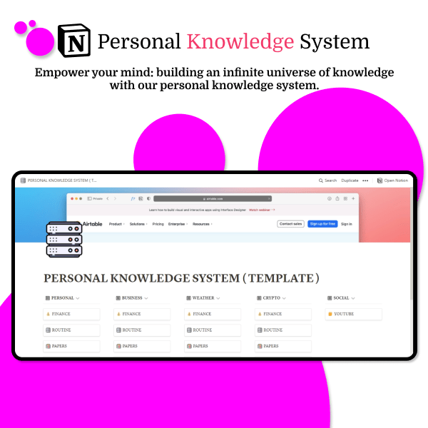 Personal Knowledge System