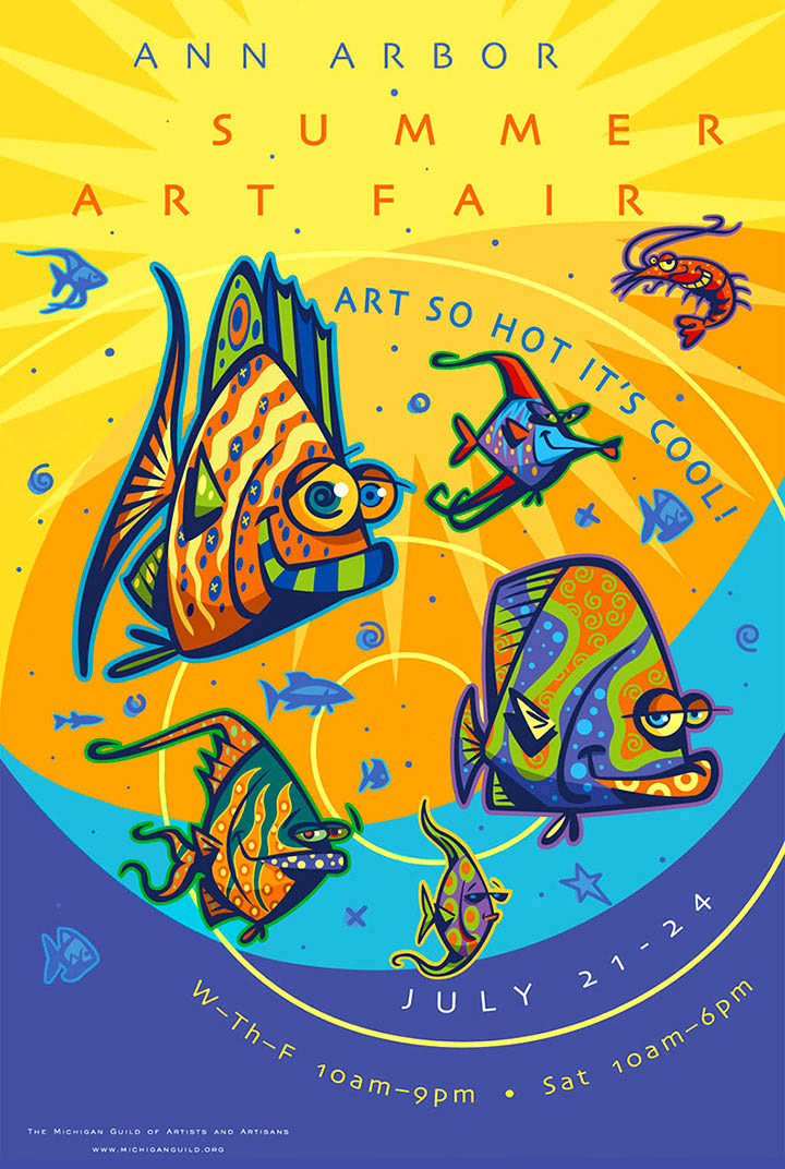 Kevin Fales Ann Arbor Art Fair Poster