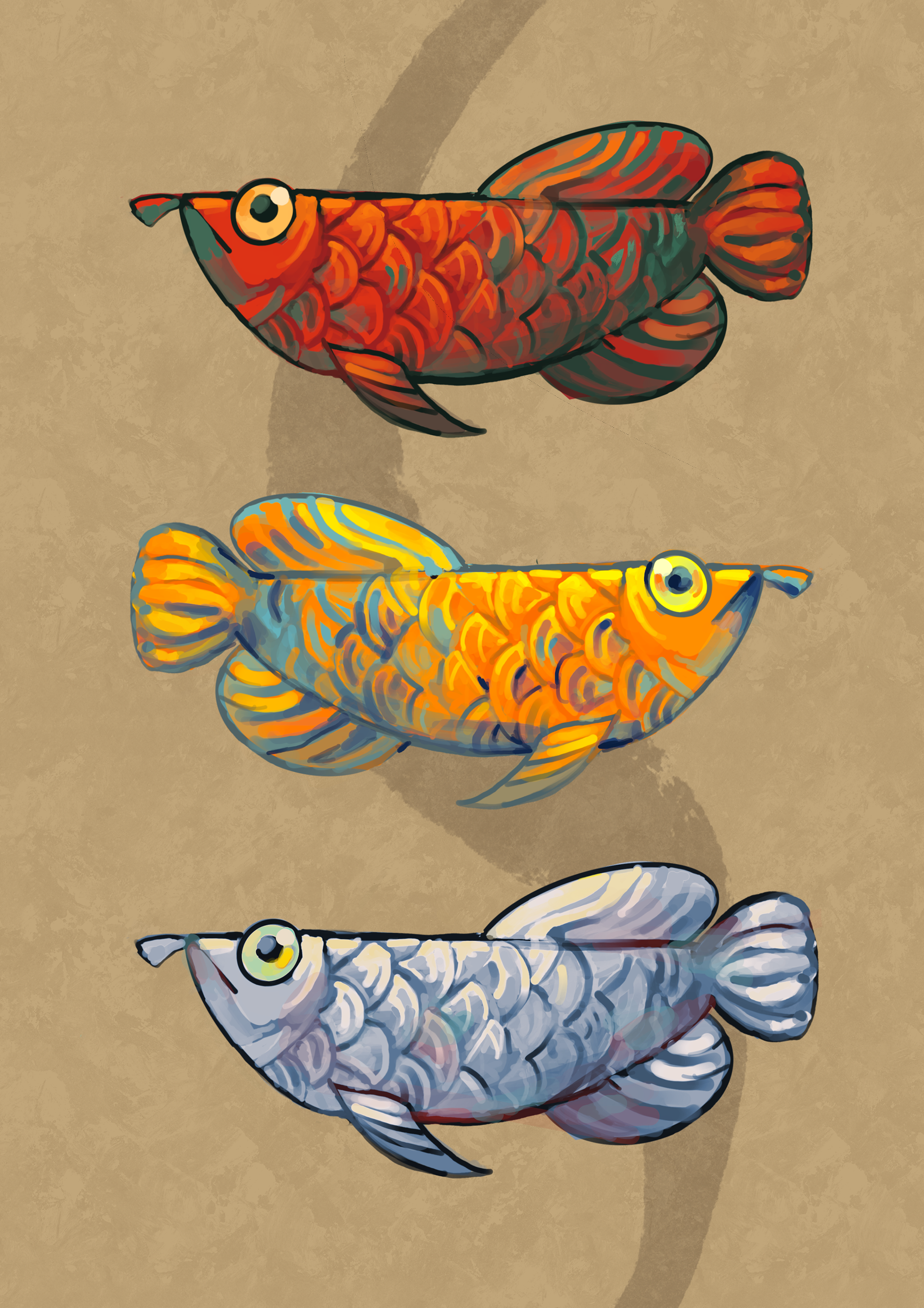 Arowana Decorative Art