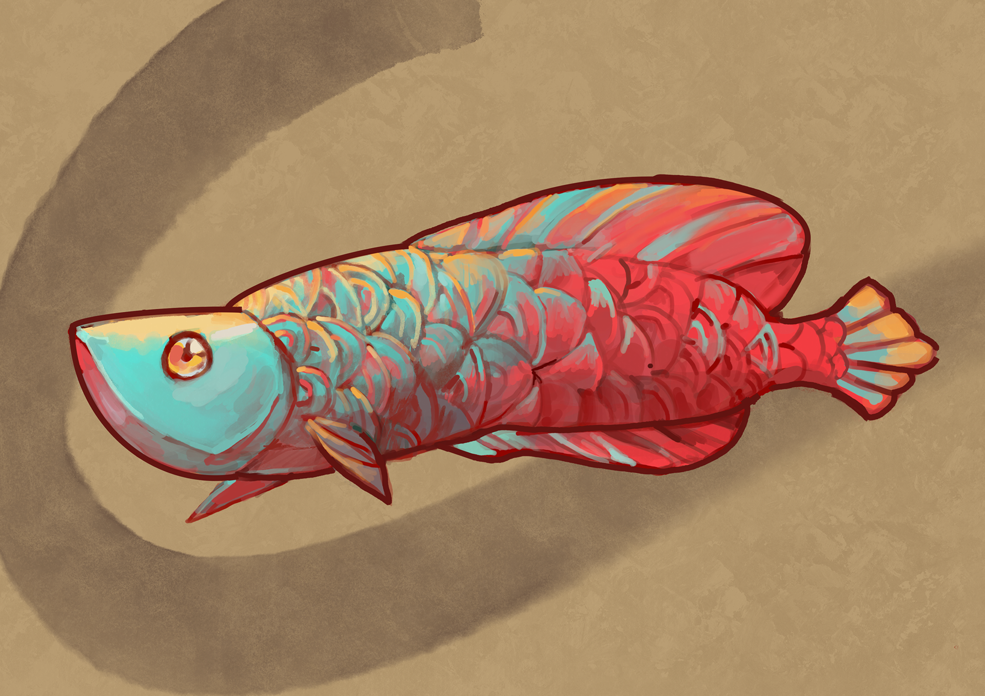 Arapaima Decorative Art