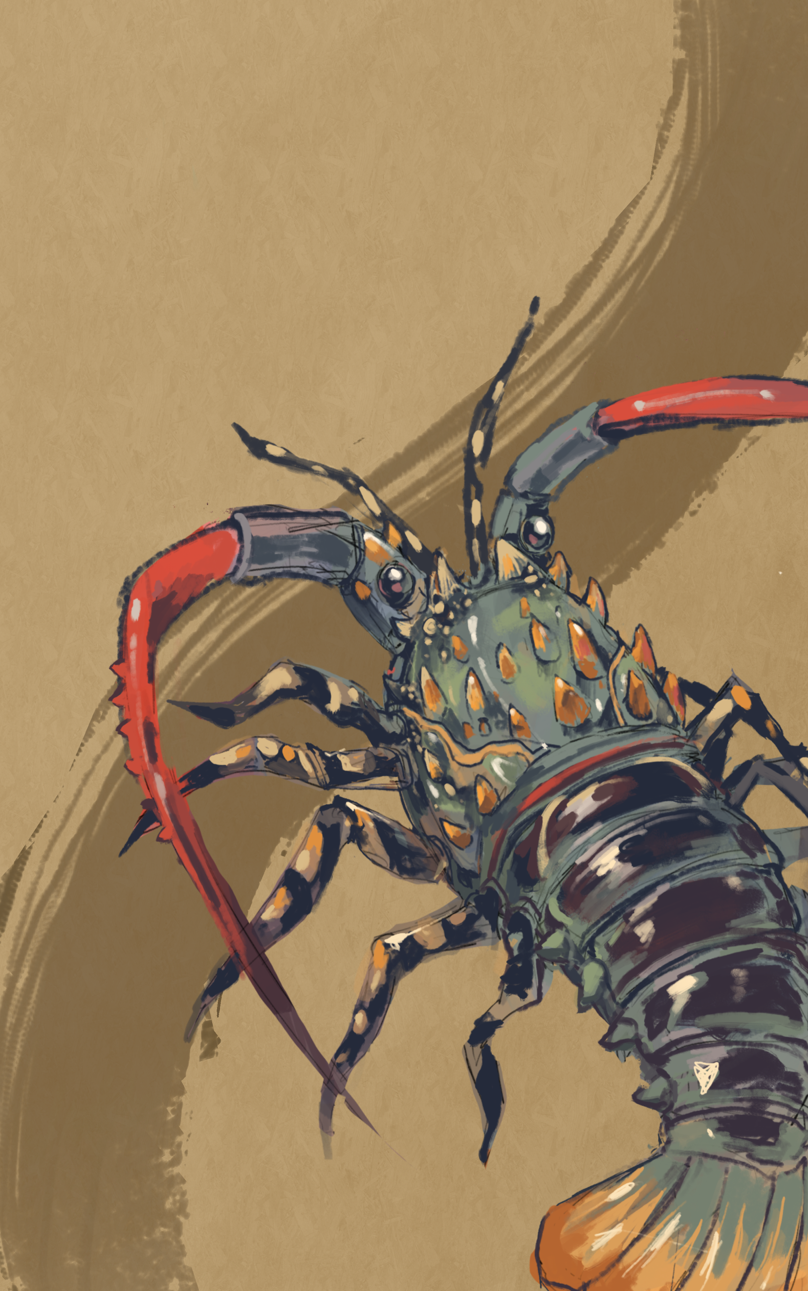 Rock Lobster Decorative Art