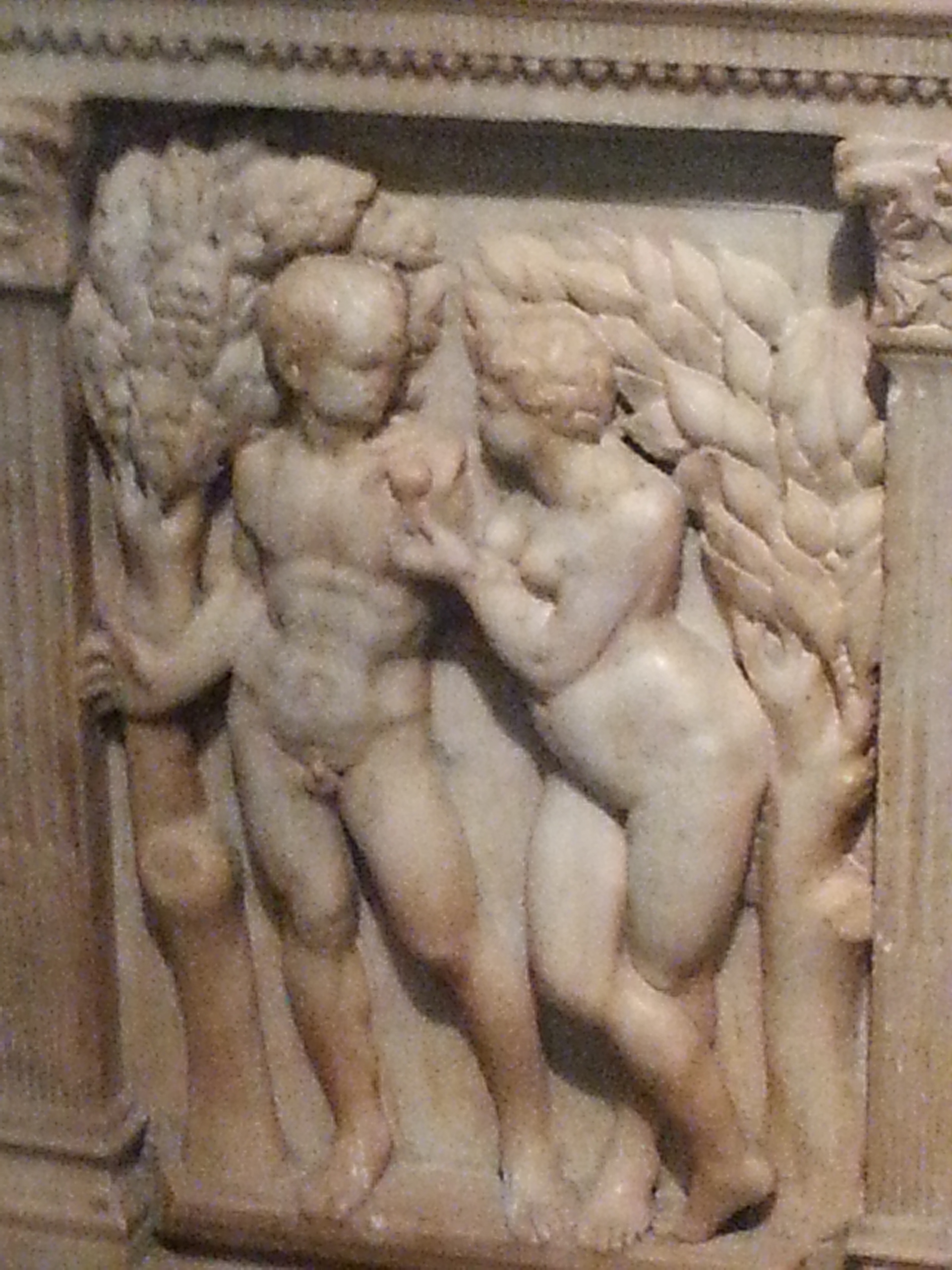 Baptismal font detail - Chapel of St. John the Baptist - Duomo - Siena