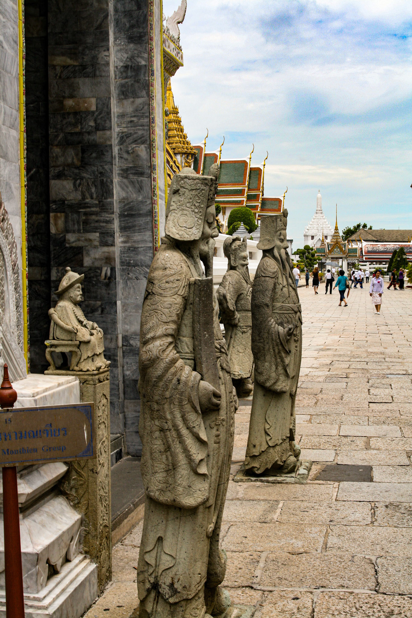 Guardian statues at Wat Pho, Bangkok, Thailand