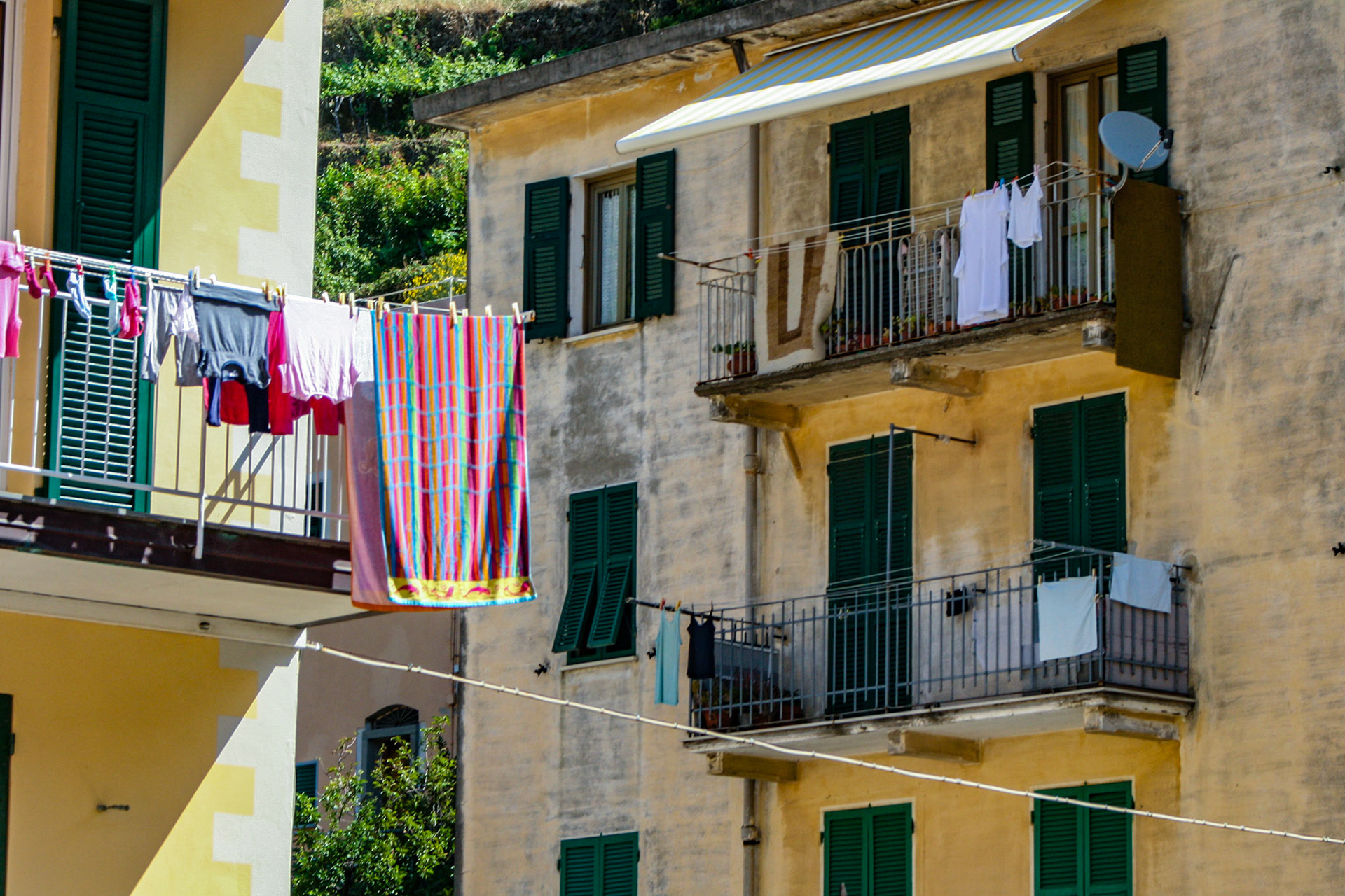 Each village has retained its character and traditions from earlier times, impressively perched between the rocky shoreline and the steep terraced hills. 