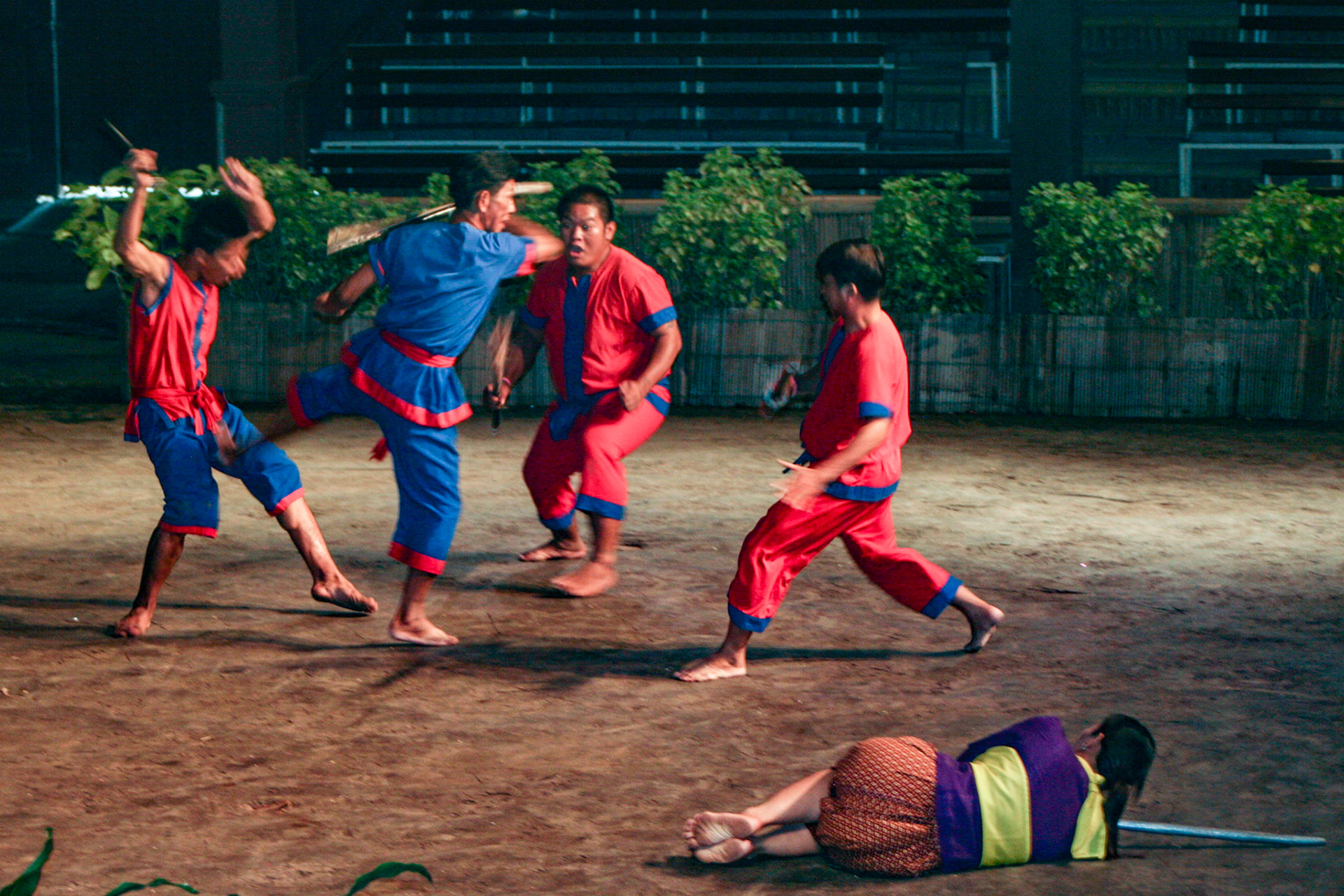 Thai Martial Arts Theater Performance at Rose Garden Sampran, Bangkok 