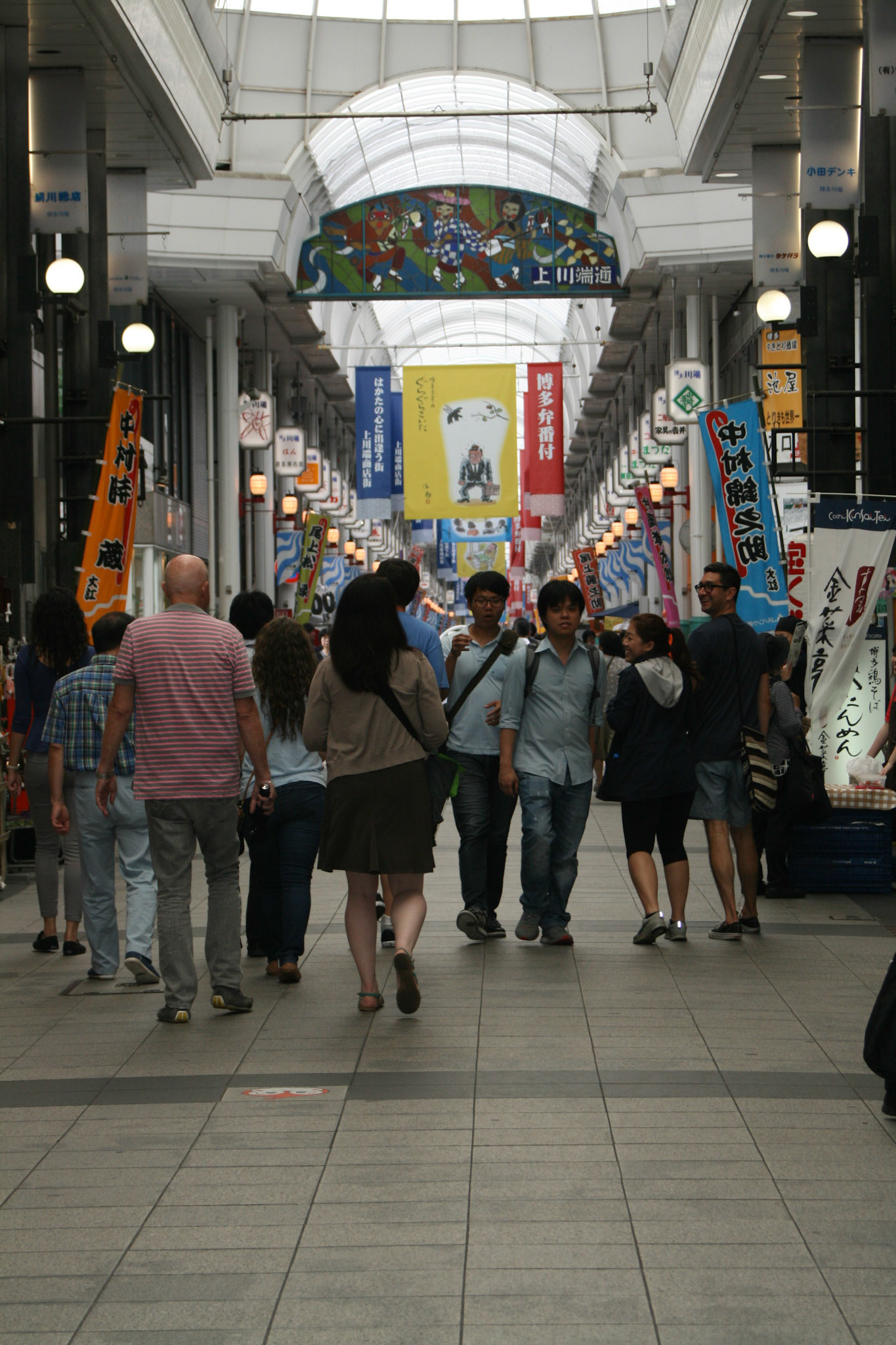 Scenes from a shopping mall.