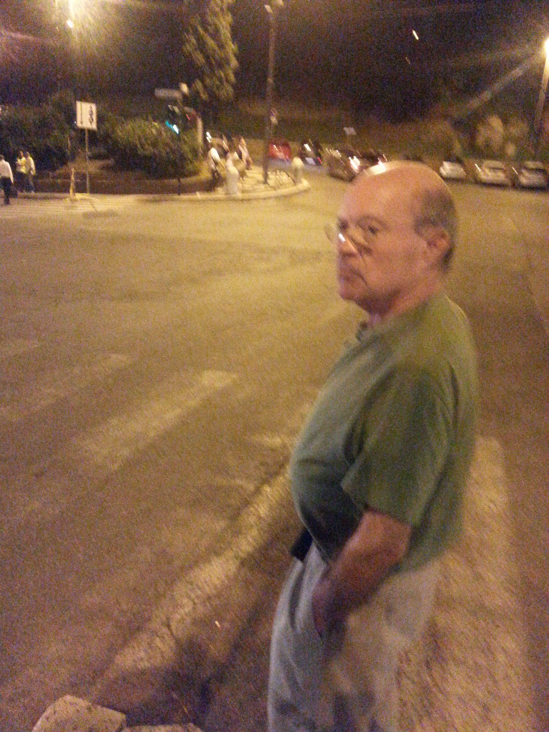 David Soileau outside the Coliseum, Rome, Italy.