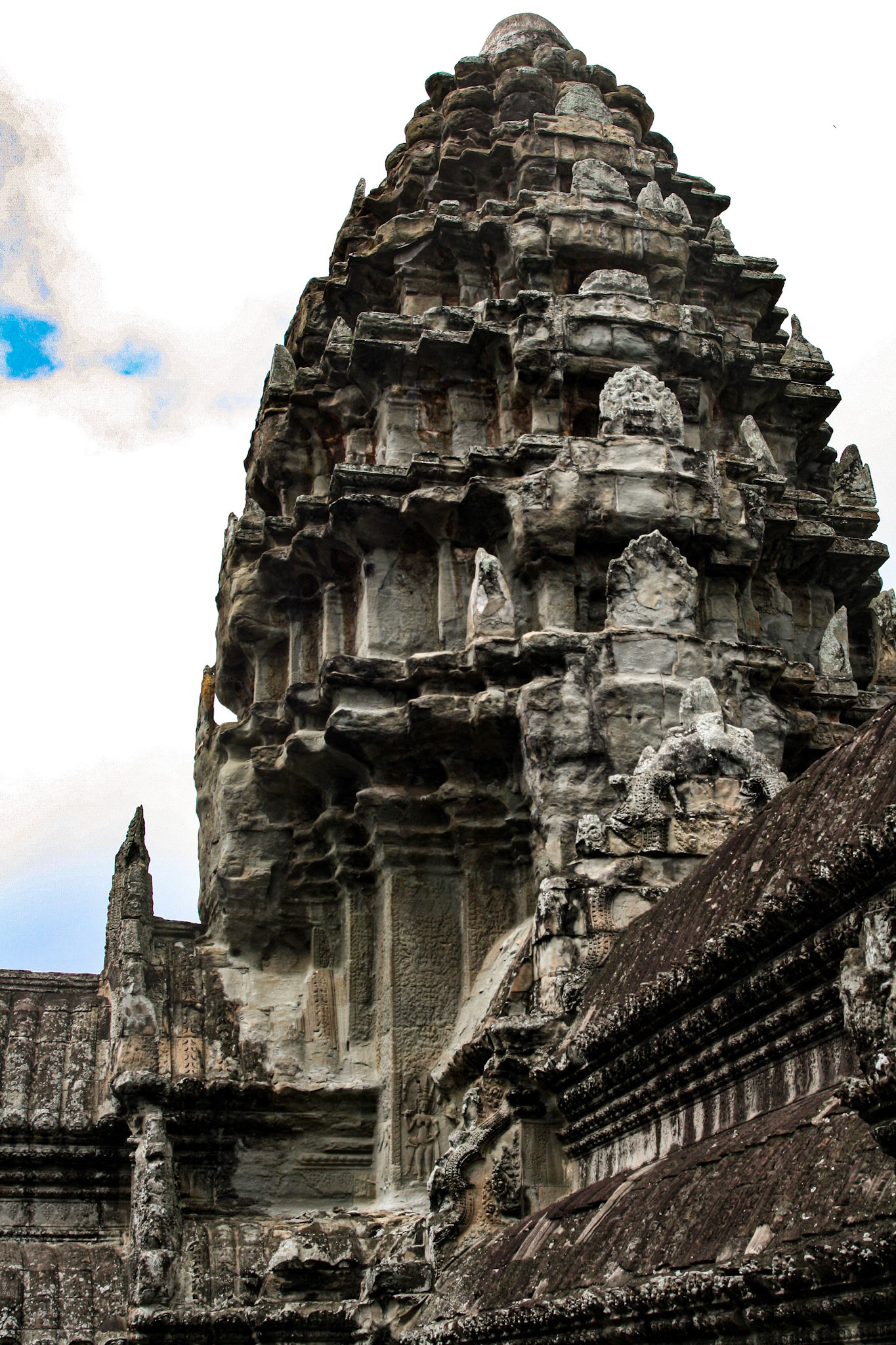A corner tower of Angkor Wat 