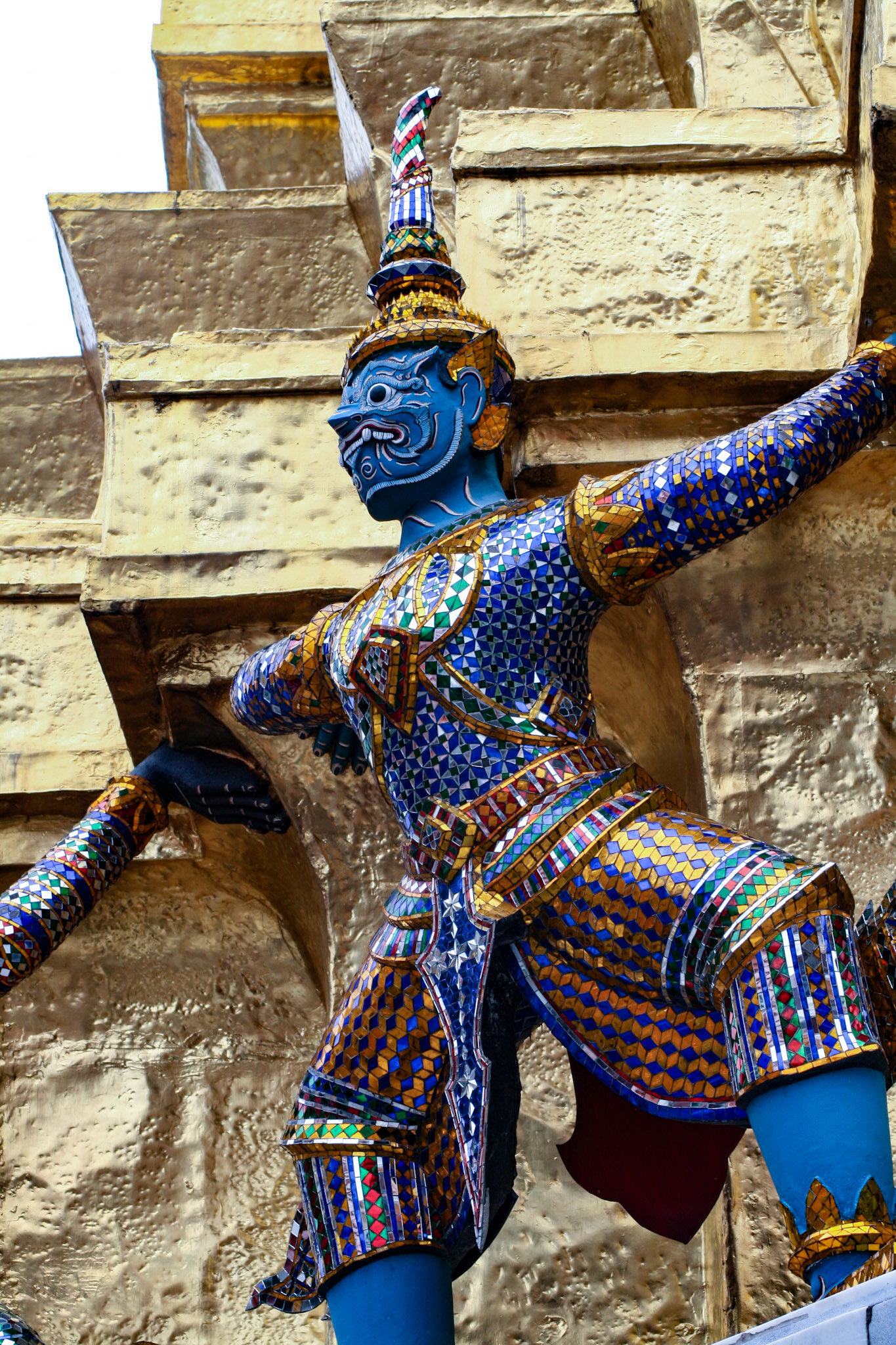 Statues of Yaksha demons, Wat Phra Kaew temple