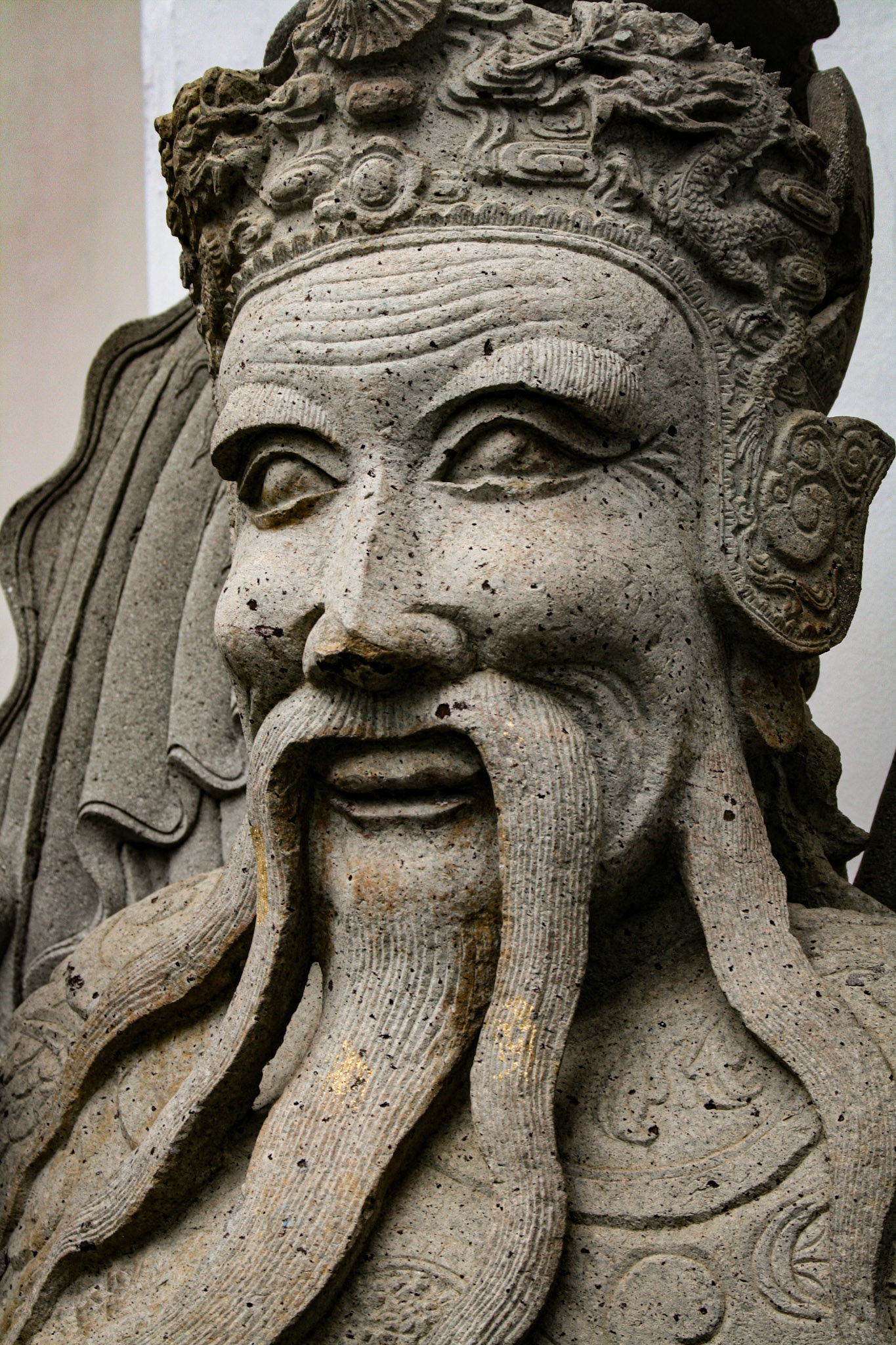 Warrior Statue at Wat Pho (Temple of the Reclining Buddha), Bangkok, Thailand